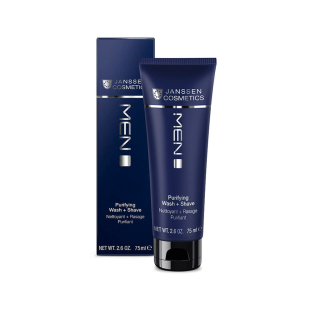 Men Wash and Shave | Espuma Limpiadora de Afeitado 75 ml - Hombre - Janssen Cosmetics ®
