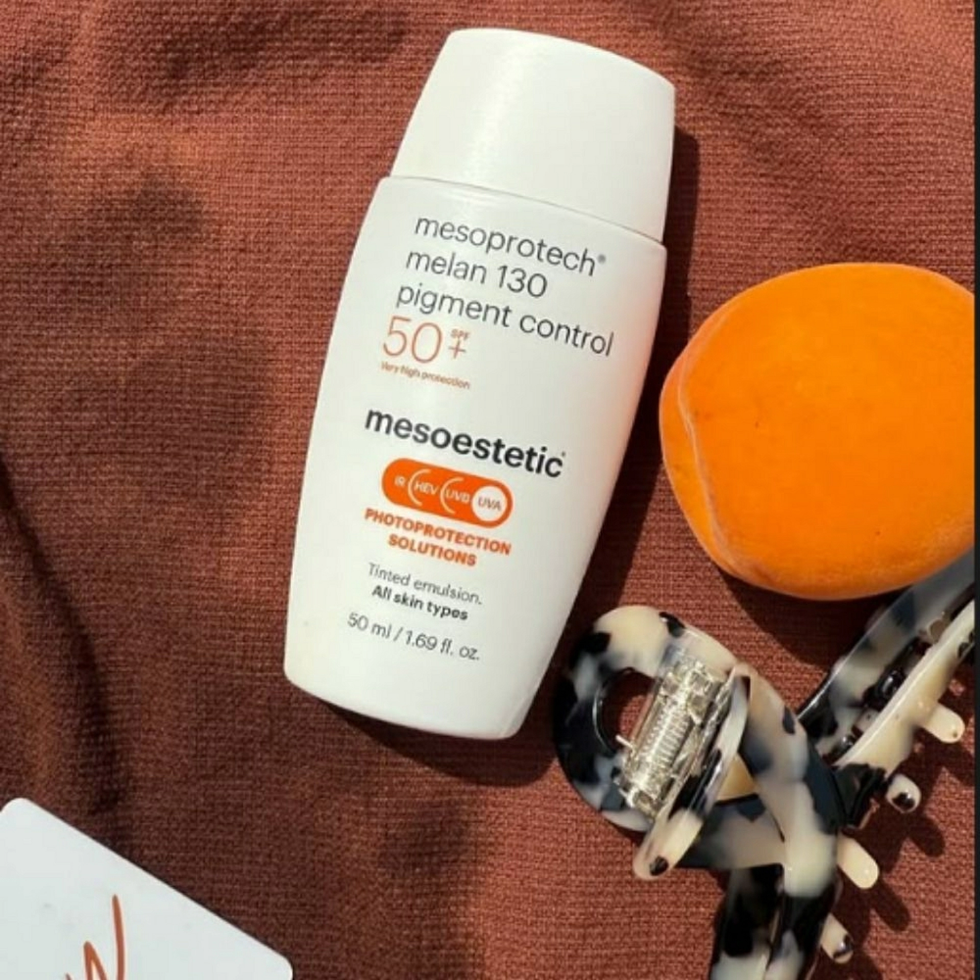 mesoestetic Melan 130+ pigment control | Protector con color 50ml - Photoprotection Solutions - mesoestetic ®