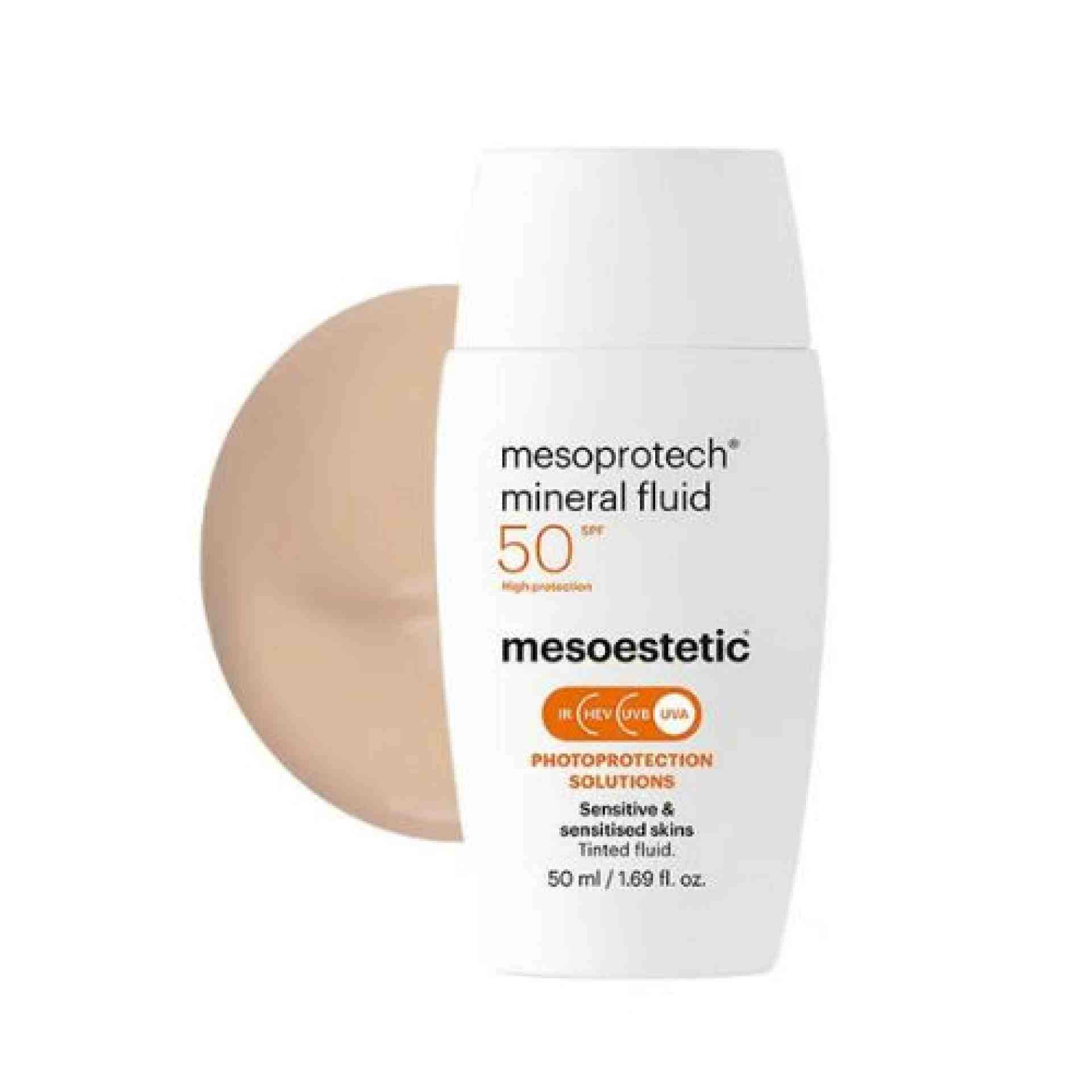 mesoprotech mineral fluid | Protector solar piel sensible 50ml - mesoprotech - mesoestetic ®