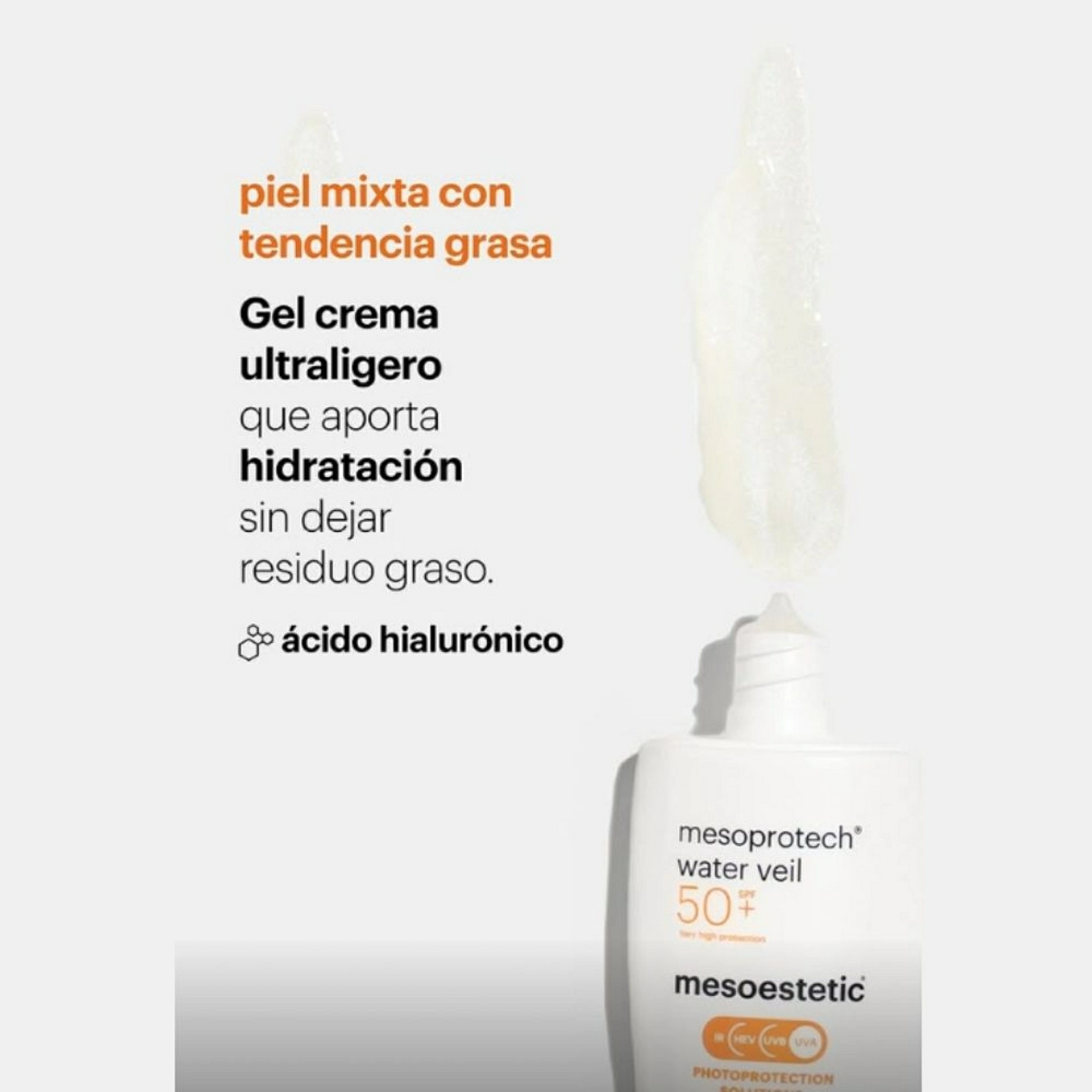 mesoprotech water veil | Protector solar ligero 50ml - mesoprotech - mesoestetic ®