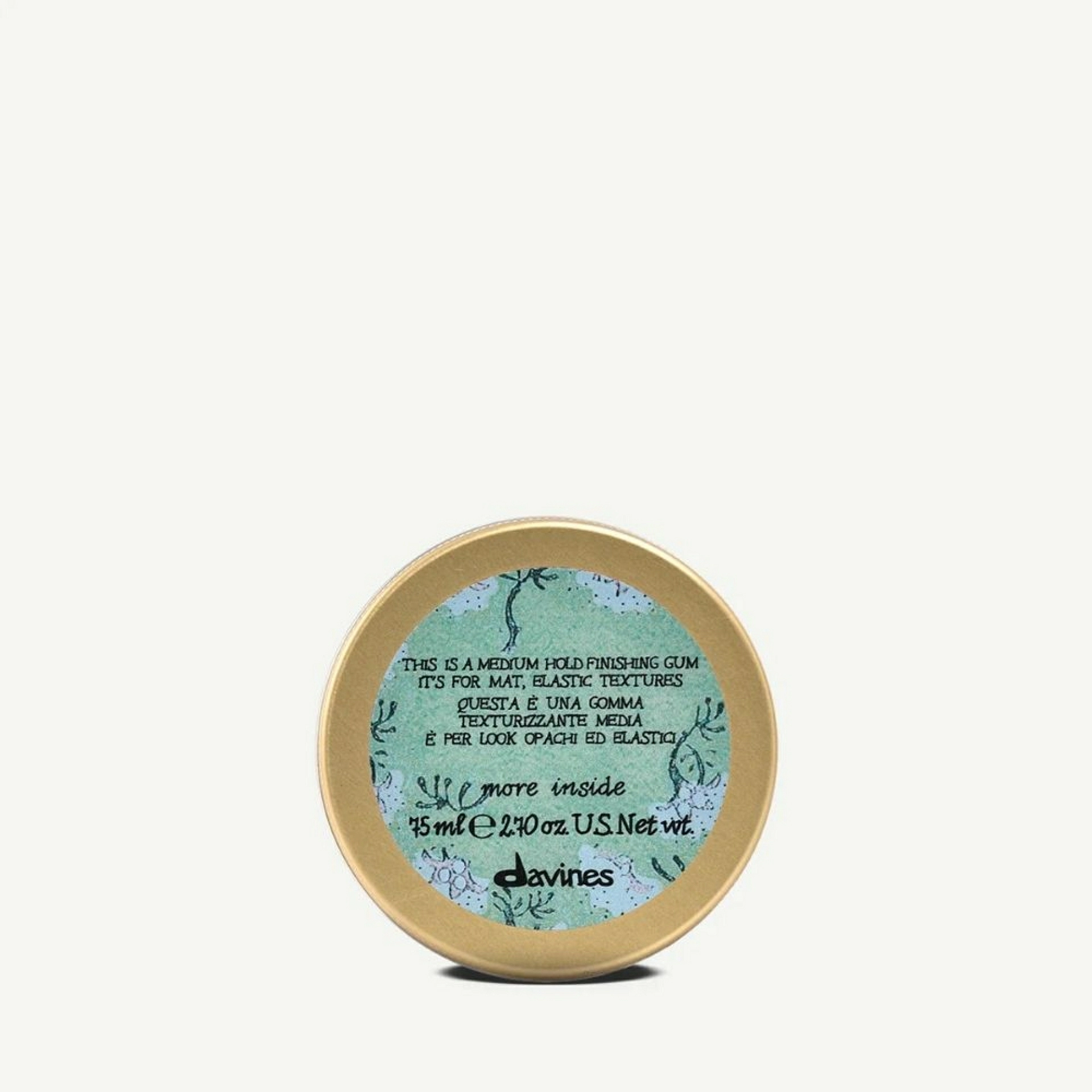 MI Medium Hold Finishing Gum | Goma de fijación media 75ml - More Inside - Davines ®