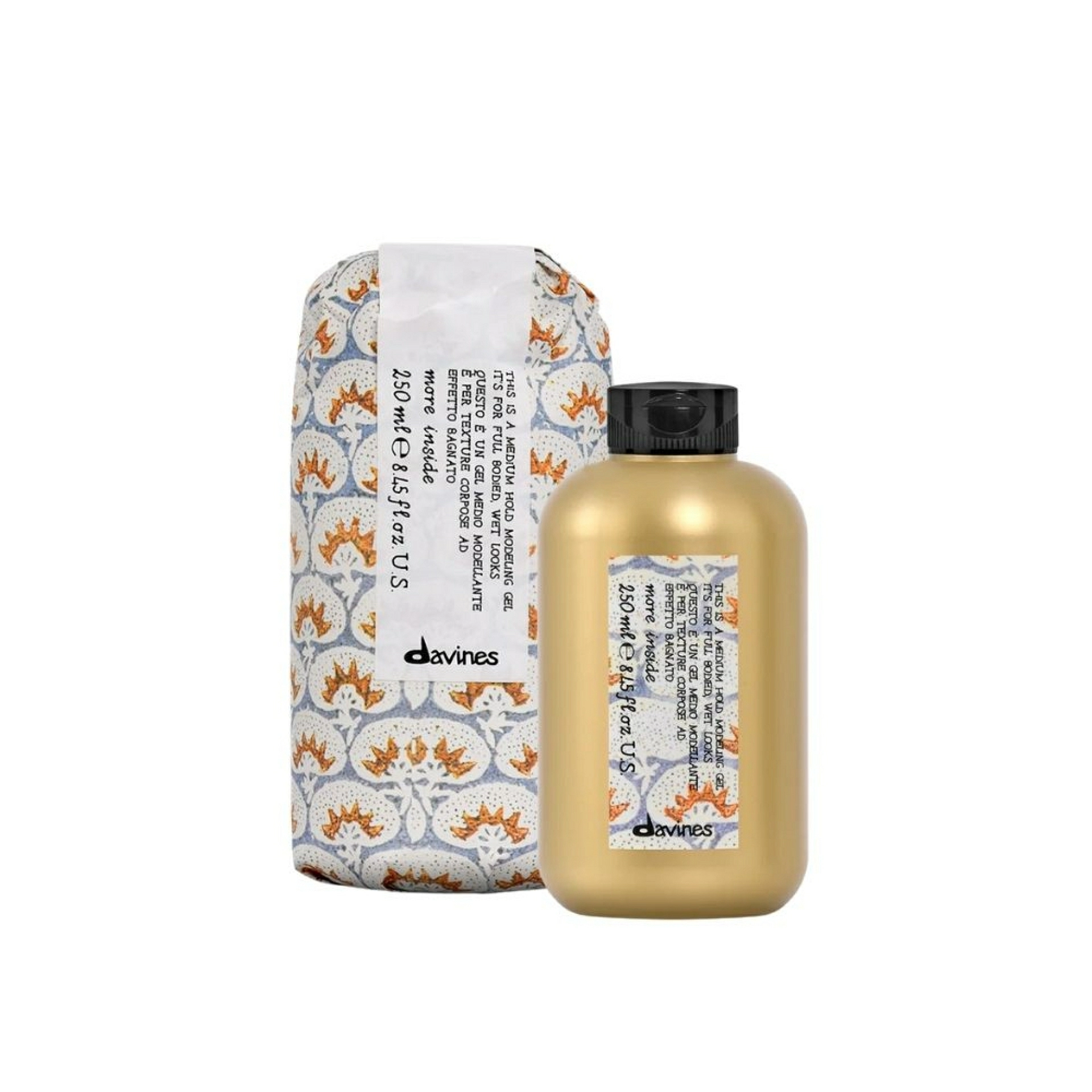 MI MEDIUM HOLD MODELLING GEL | Gel hidratante de fijación media 250 ml - More Inside - Davines ®