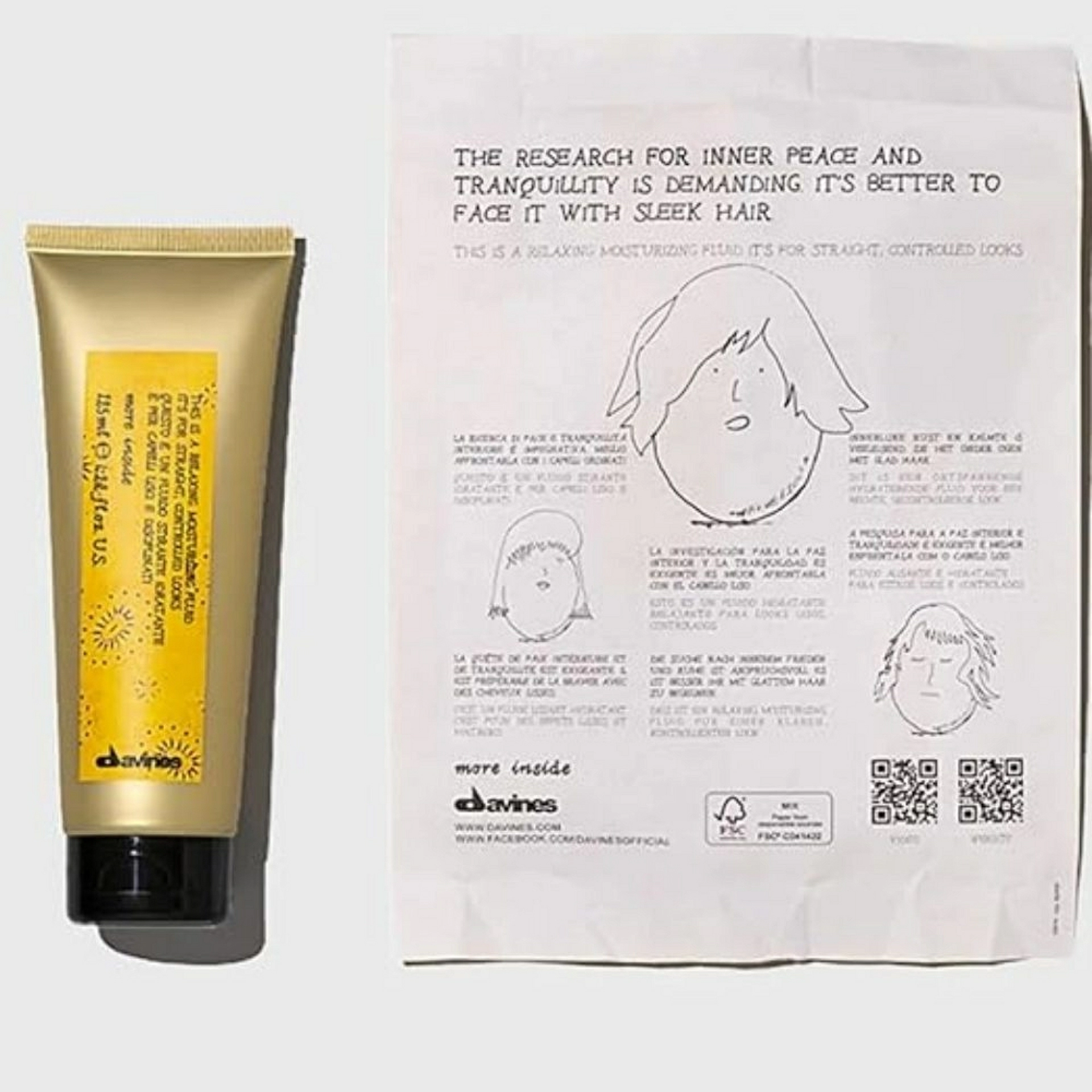 MI Relaxing Moisturizing Fluid | Fluido hidratante 125 ml - More Inside - Davines ®