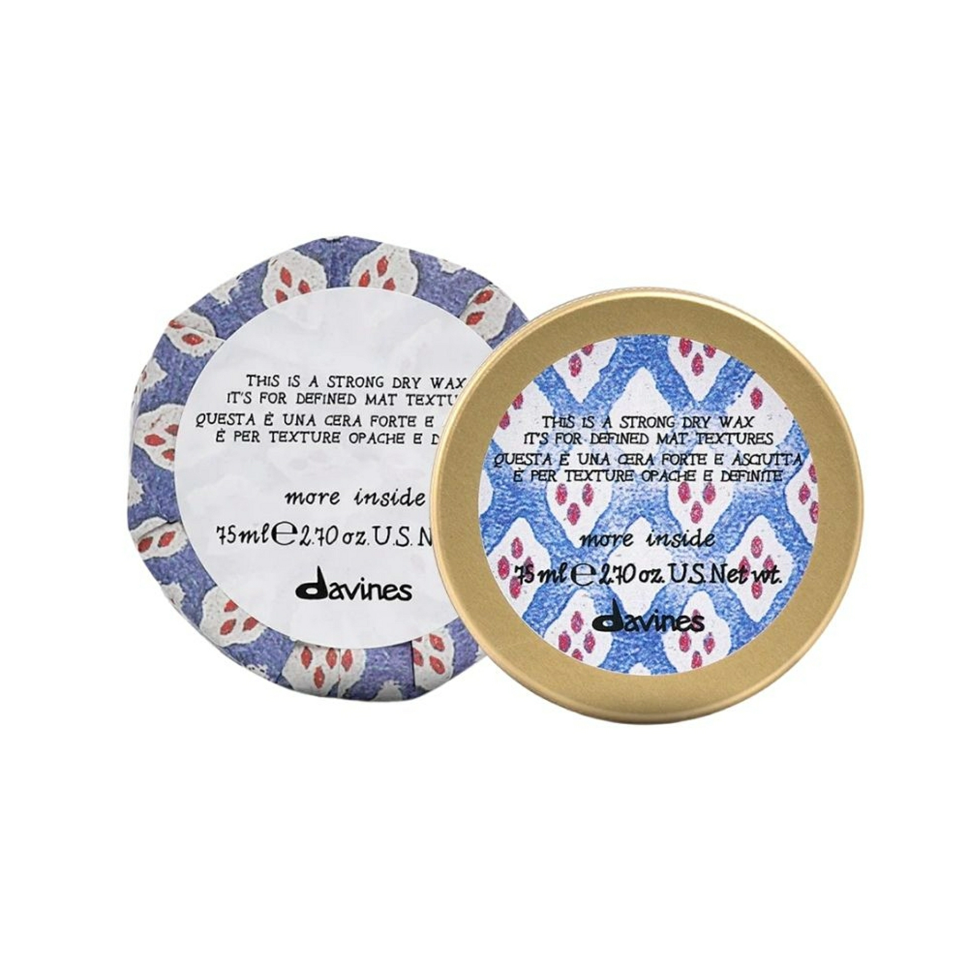 MI Strong Dry Wax | Cera capilar seca 75ml - More Inside - Davines ®