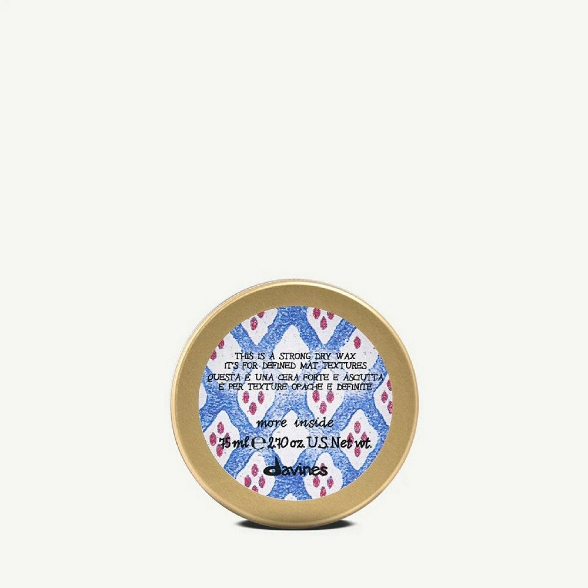 MI Strong Dry Wax | Cera capilar seca 75ml - More Inside - Davines ®