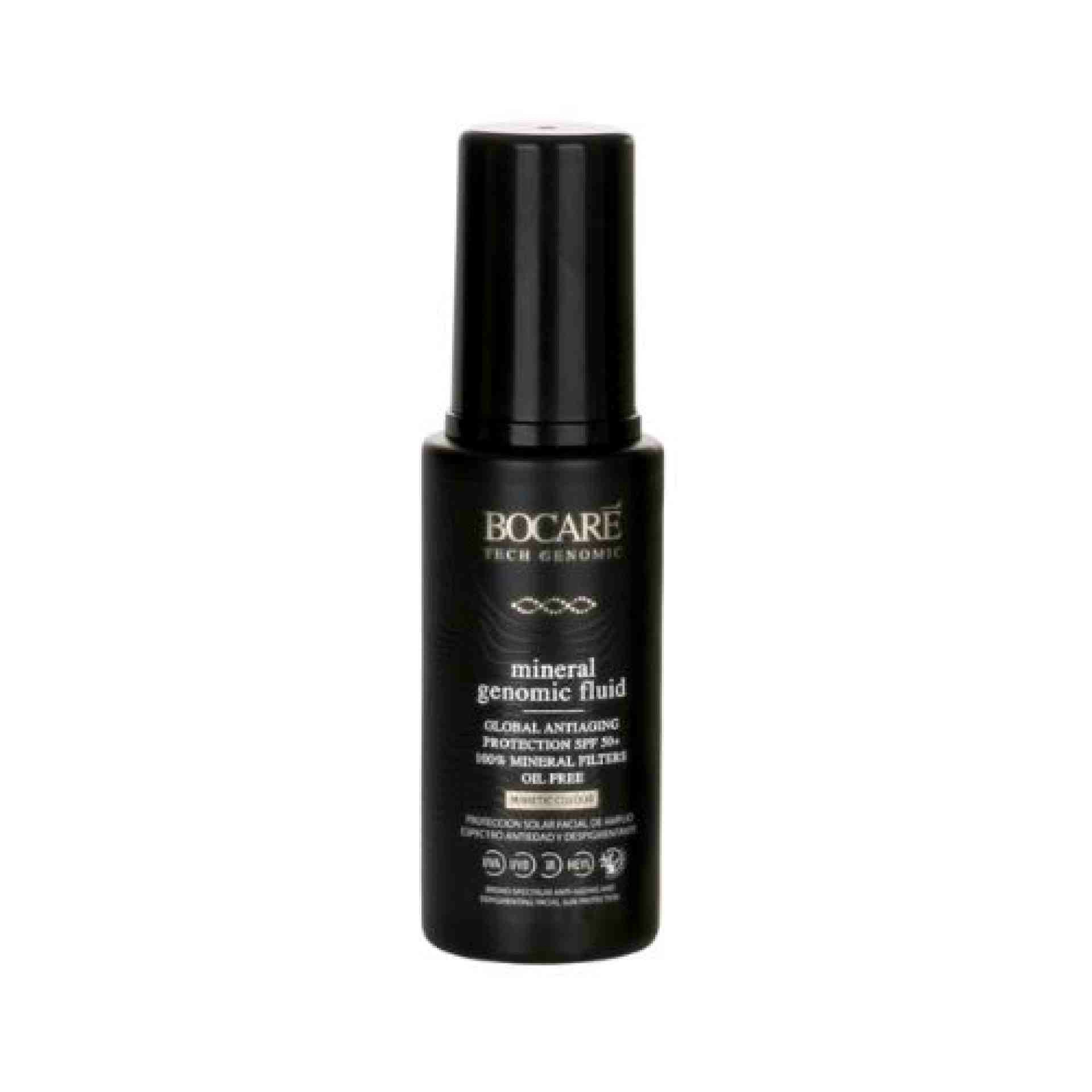 Mineral Genomic Fluid | Protector solar fluido antiedad SPF50+ 50 ml – Mineral Genomic – Bocaré Tech Genomic ®