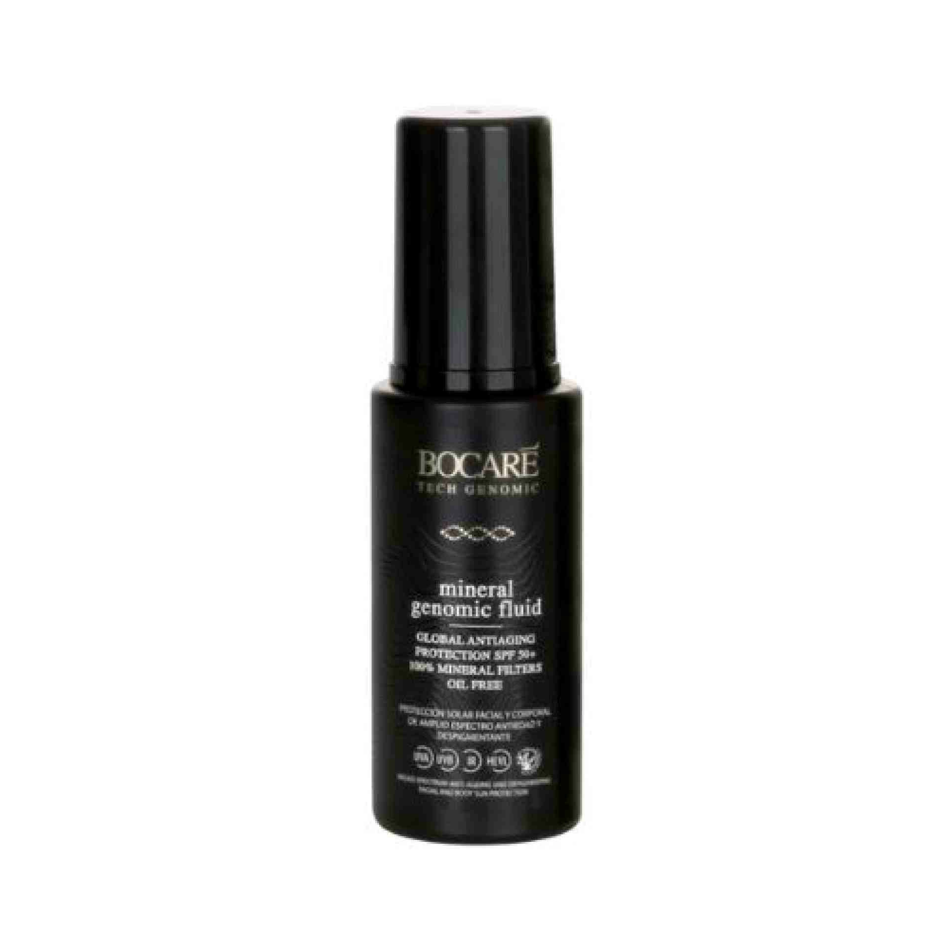 Mineral Genomic Fluid | Protector solar fluido antiedad SPF50+ 50 ml – Mineral Genomic – Bocaré Tech Genomic ®