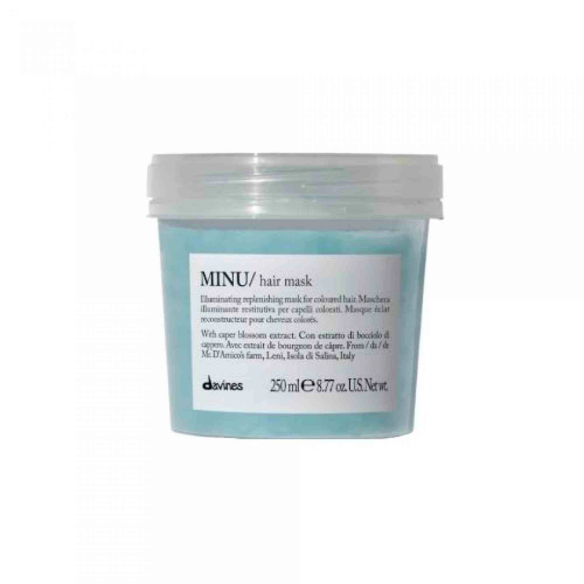 MINU / Hair Mask | Mascarilla iluminadora para pelo teñido - Essential Haircare - Davines ®