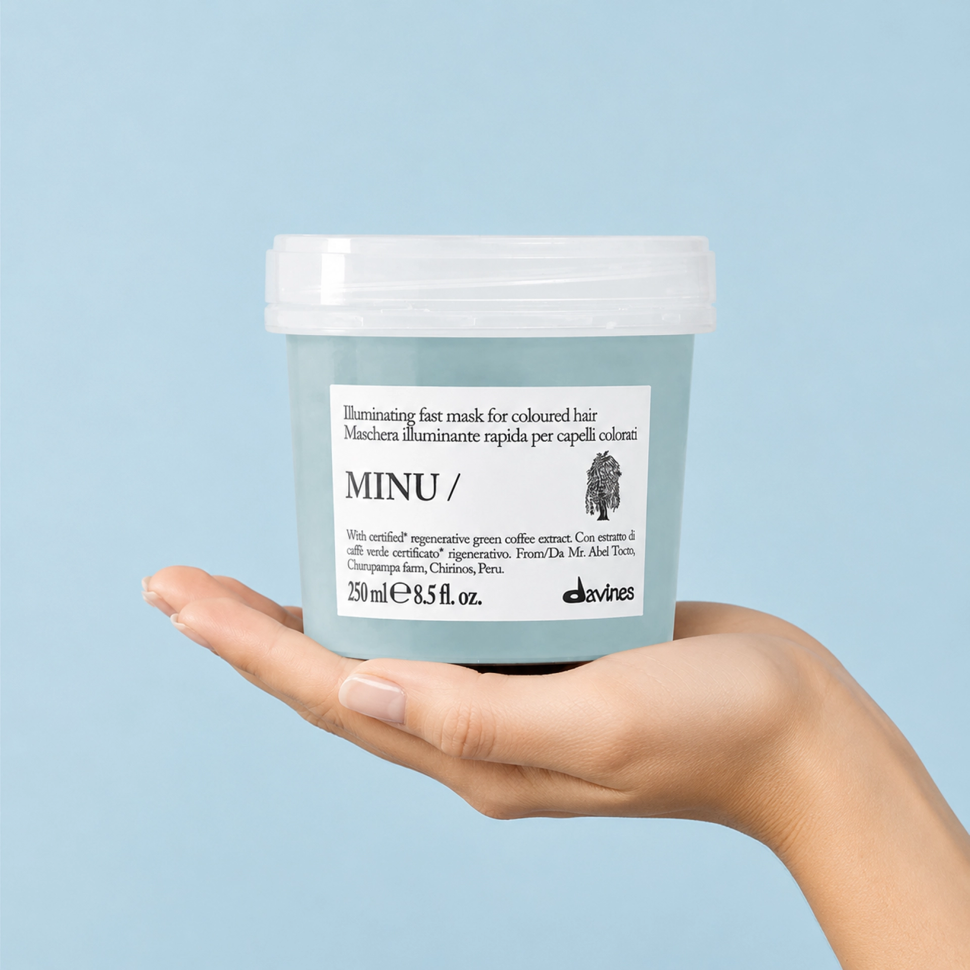 MINU / Hair Mask | Mascarilla iluminadora para pelo teñido - Essential Haircare - Davines ®