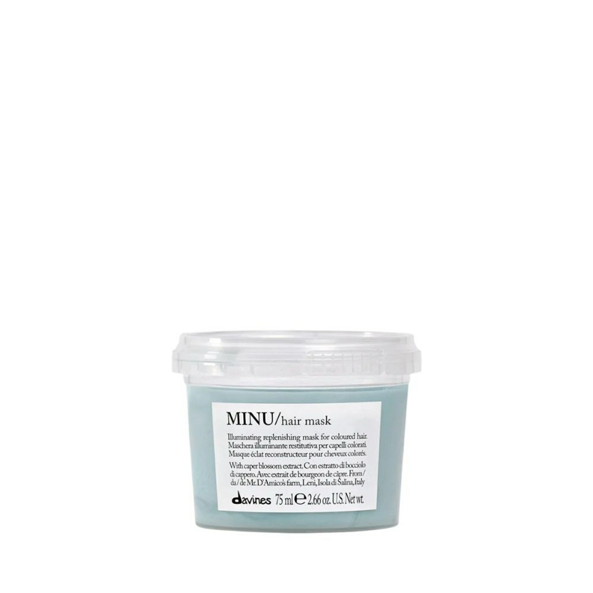 MINU / Hair Mask | Mascarilla iluminadora para pelo teñido - Essential Haircare - Davines ®