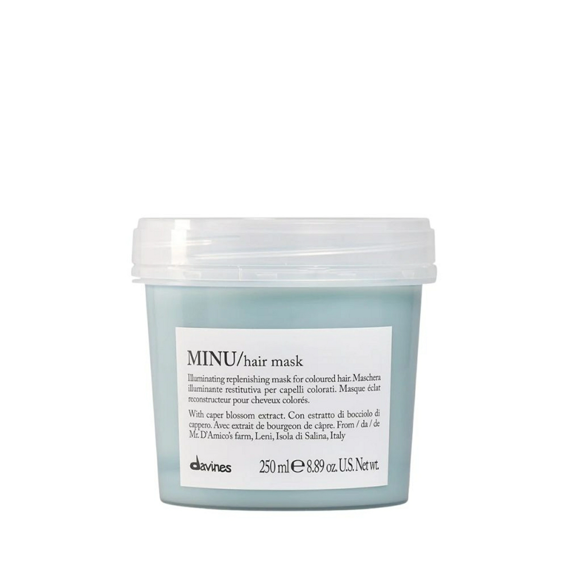 MINU / Hair Mask | Mascarilla iluminadora para pelo teñido - Essential Haircare - Davines ®