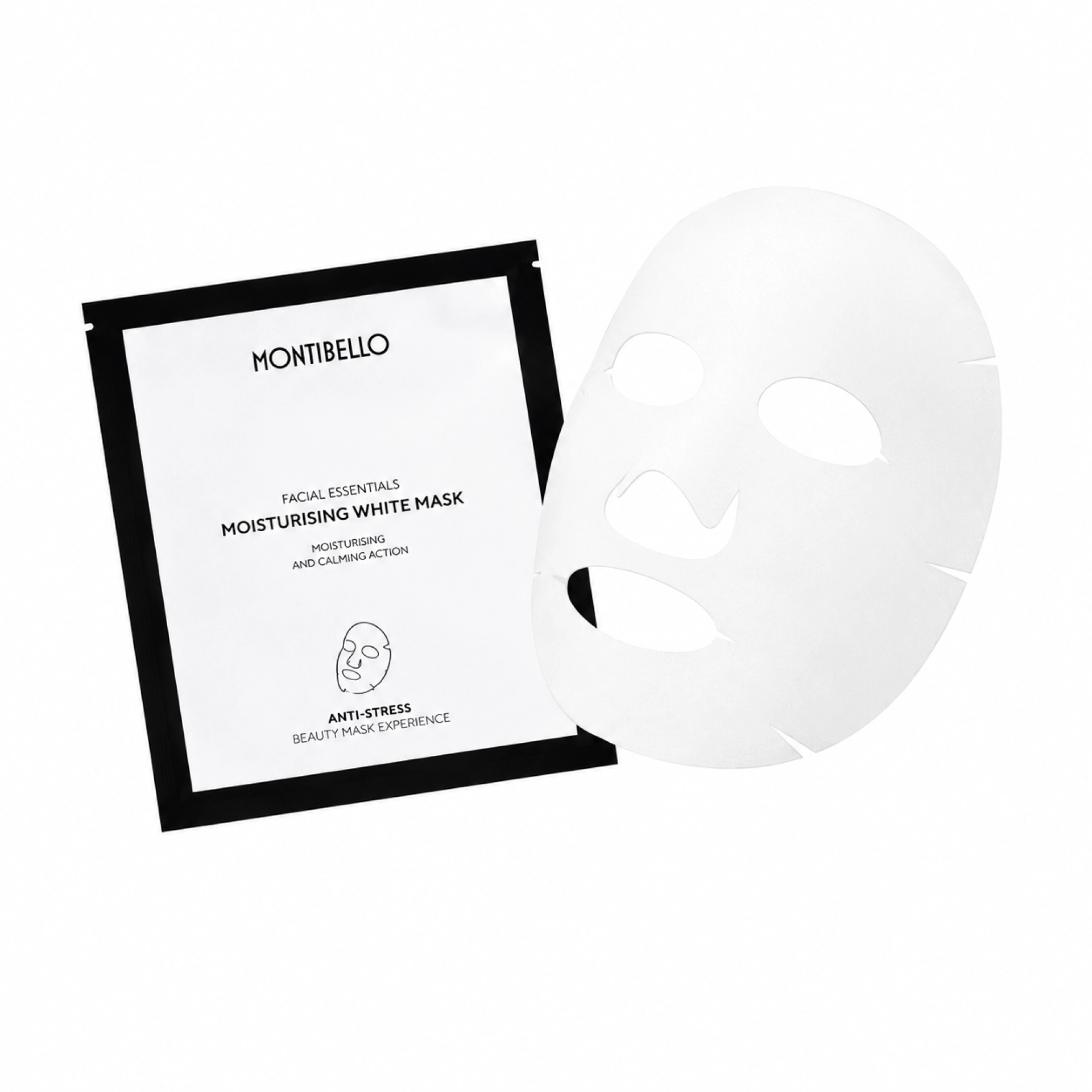 Moisturising White Mask | Mascarilla hidratante y calmante 1 ud - Facial Essentials - Montibello ®