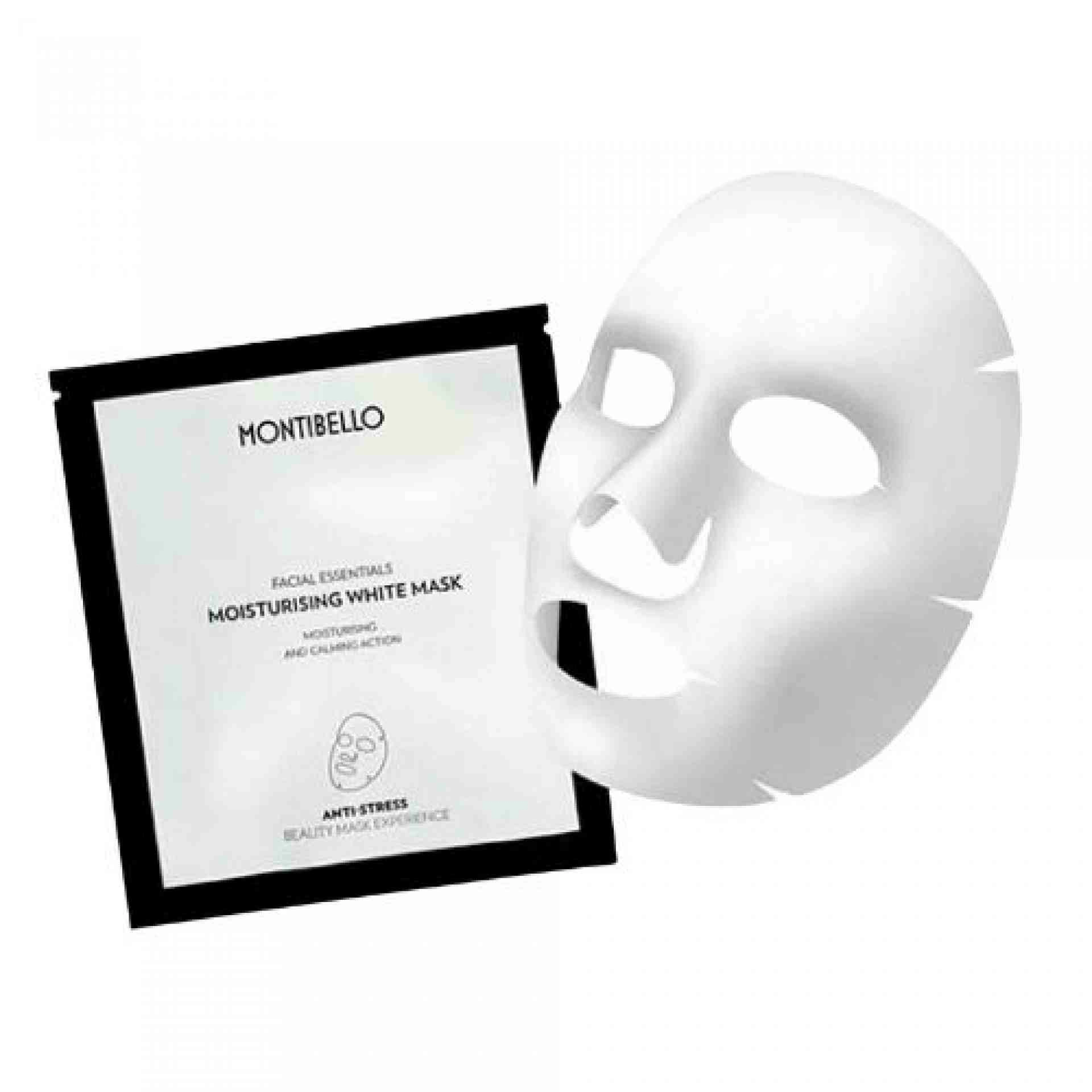 Moisturising White Mask | Mascarilla hidratante y calmante 1 ud - Facial Essentials - Montibello ®