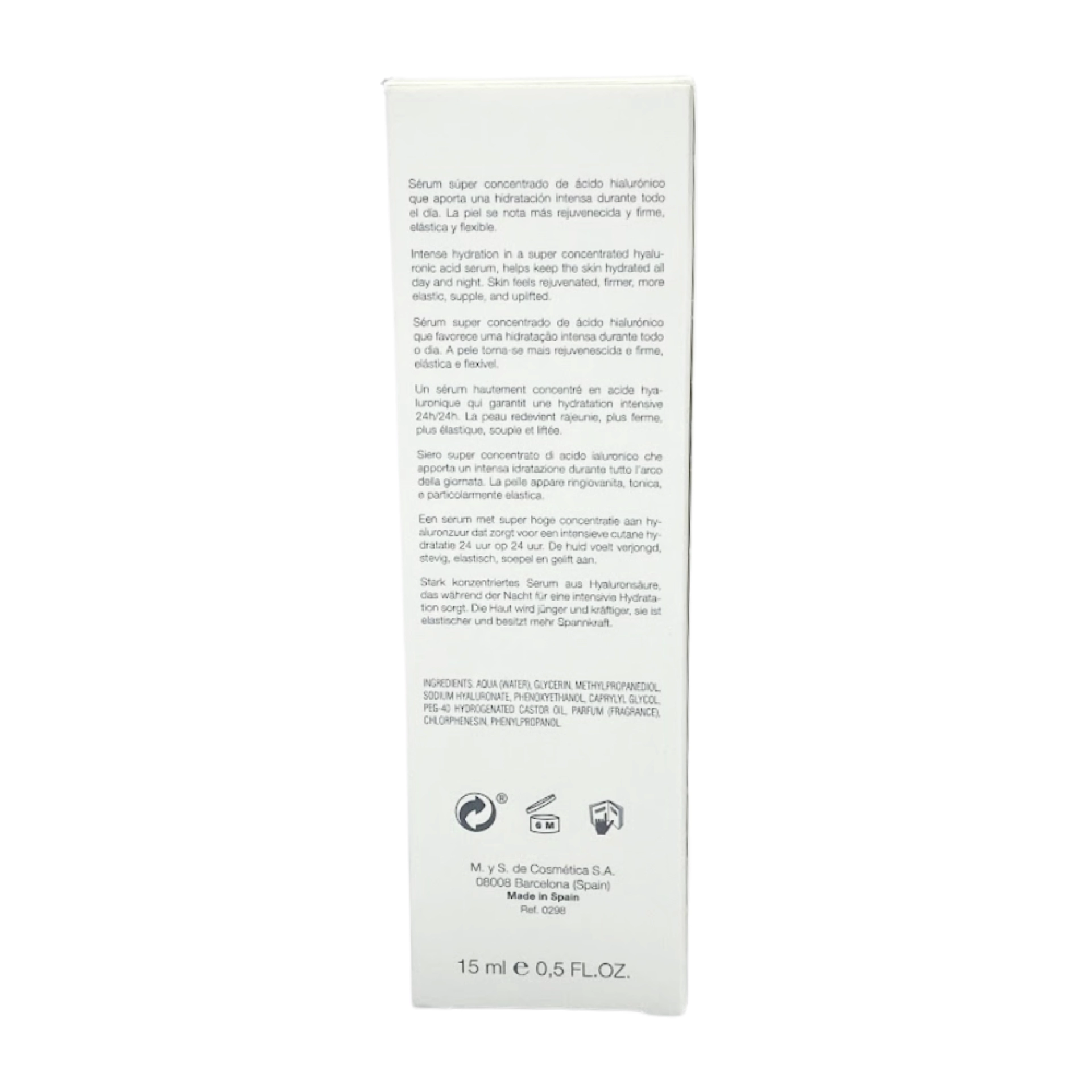 Multi Molecular Hyaluronic Filler | Sérum 15ml - HA50X - Bruno Vassari ®