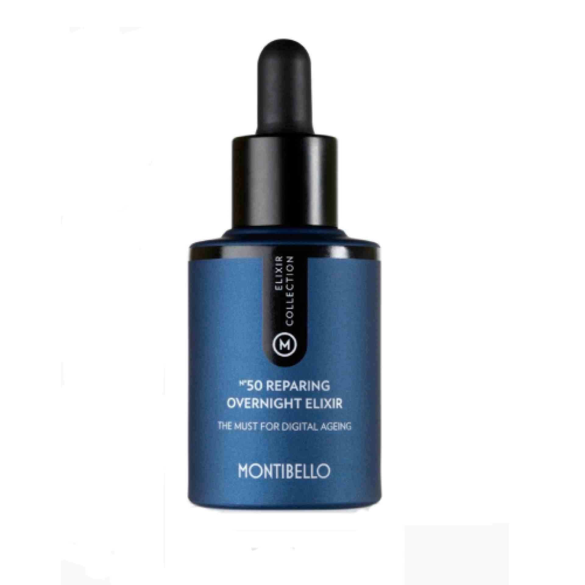 Nº50 Repairing Overnight Elixir | Elixir de noche autorreparador 30 ml - Elixir Collection - Montibello ®