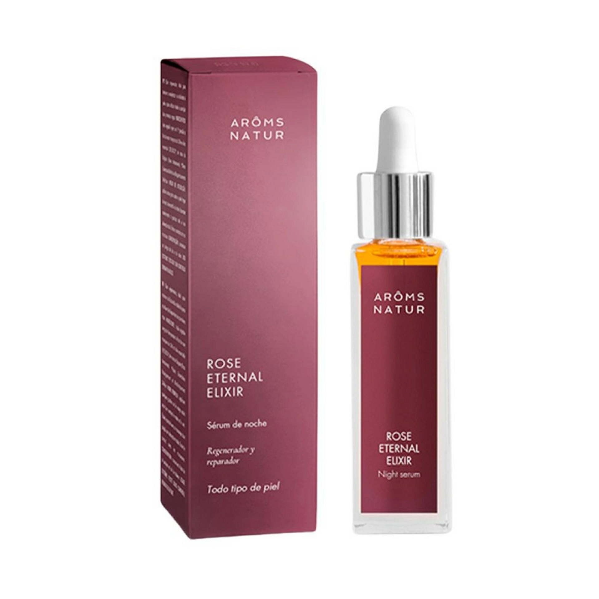 Natural Serum Rosa Bulgaria | Serum regenerador 30ml - Arôms Natur ®