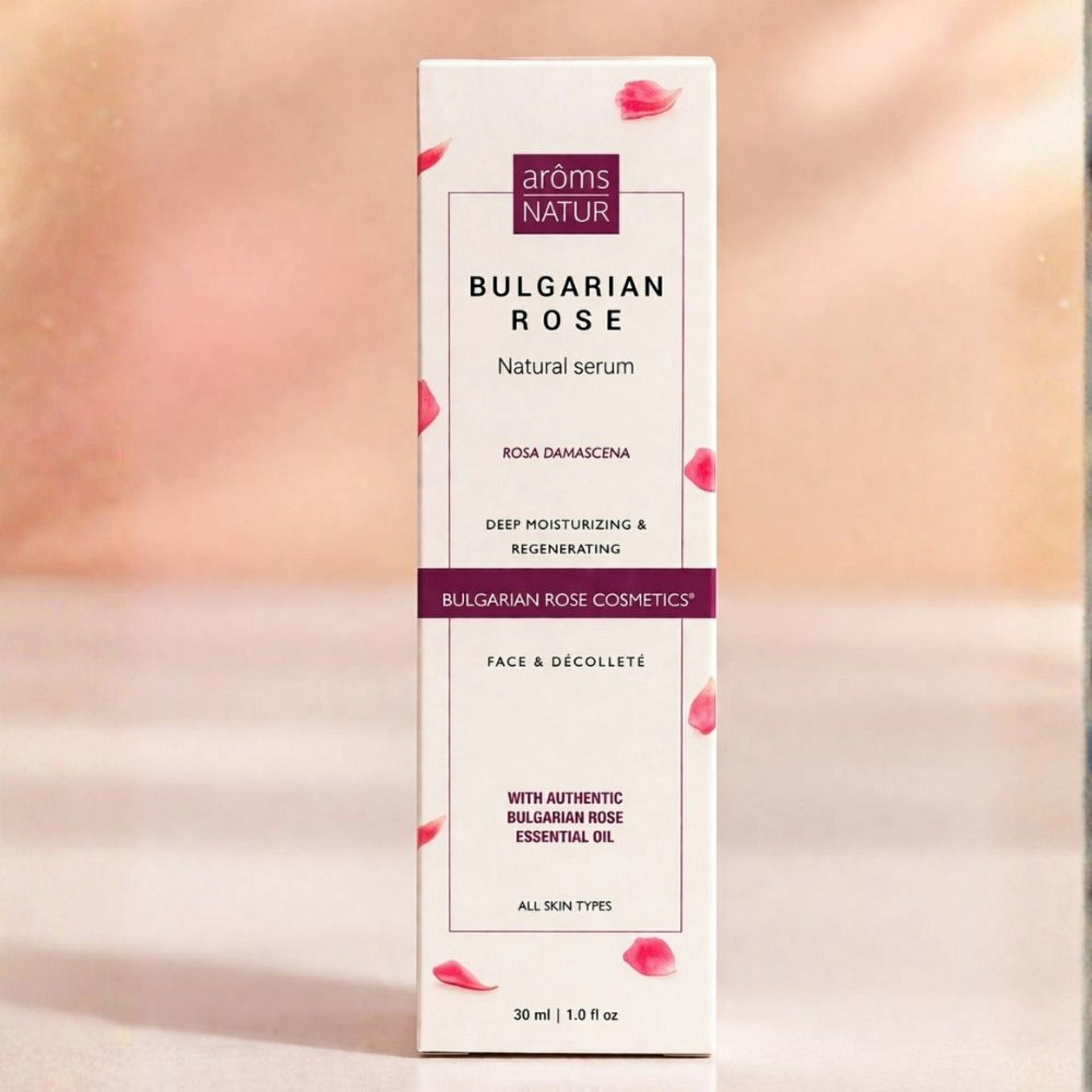 Natural Serum Rosa Bulgaria | Serum regenerador 30ml - Arôms Natur ®