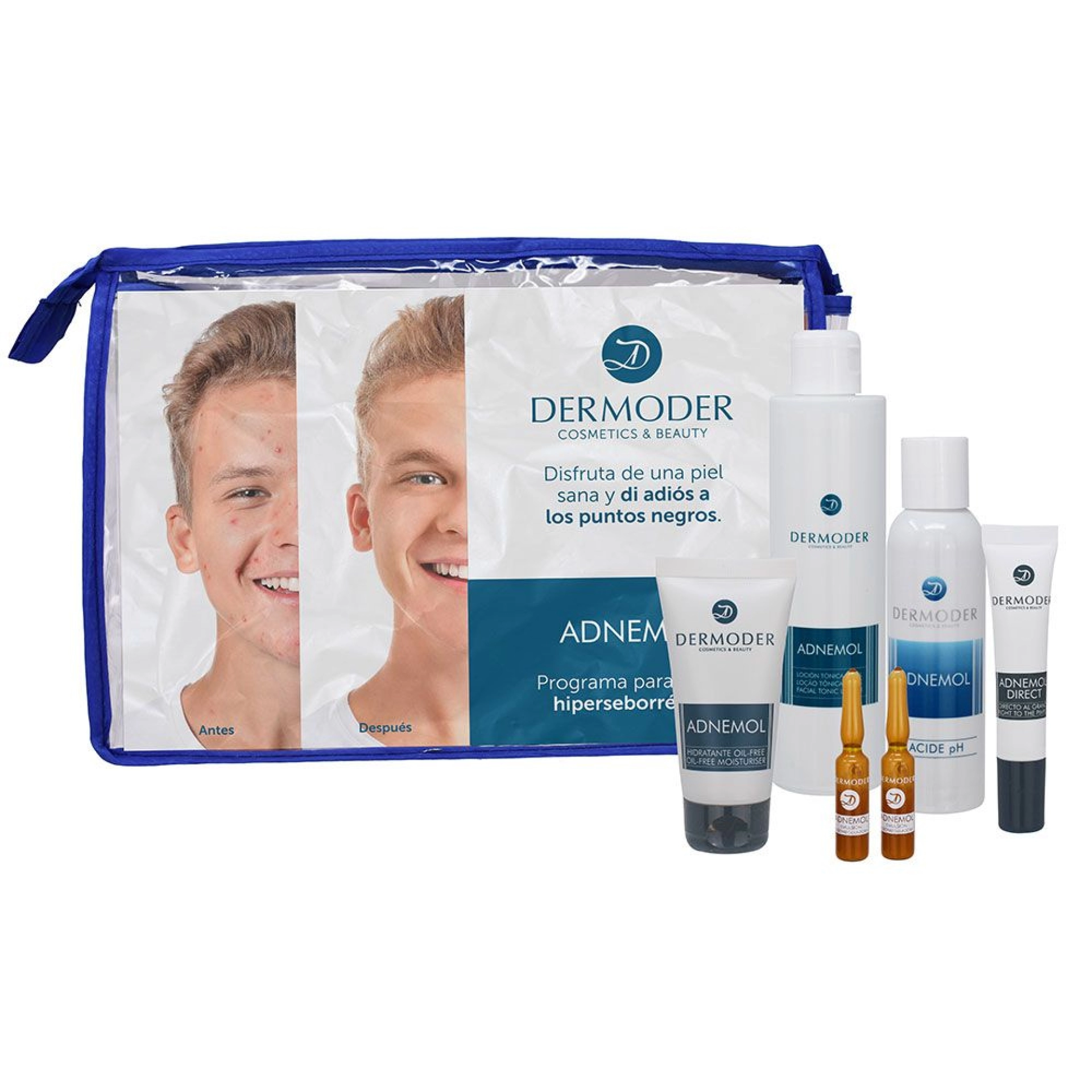 Neceser Adnemol | Pack para pieles grasas y seborreicas - Dermoder ®