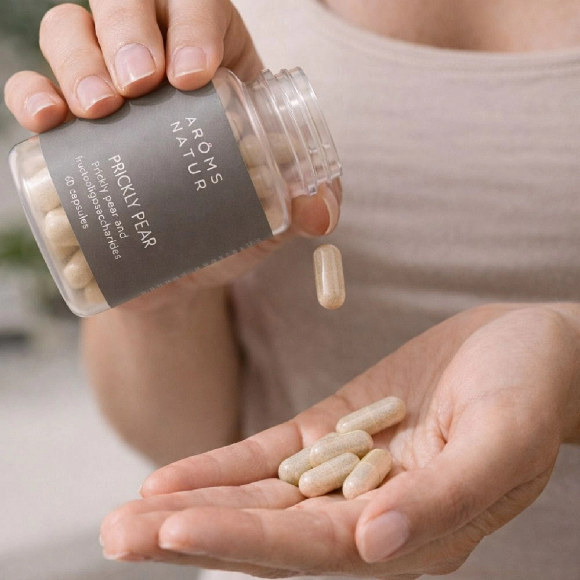 Nopal 60 Cápsulas | Atrapa Grasas - Nutricosméticos - Arôms Natur ®