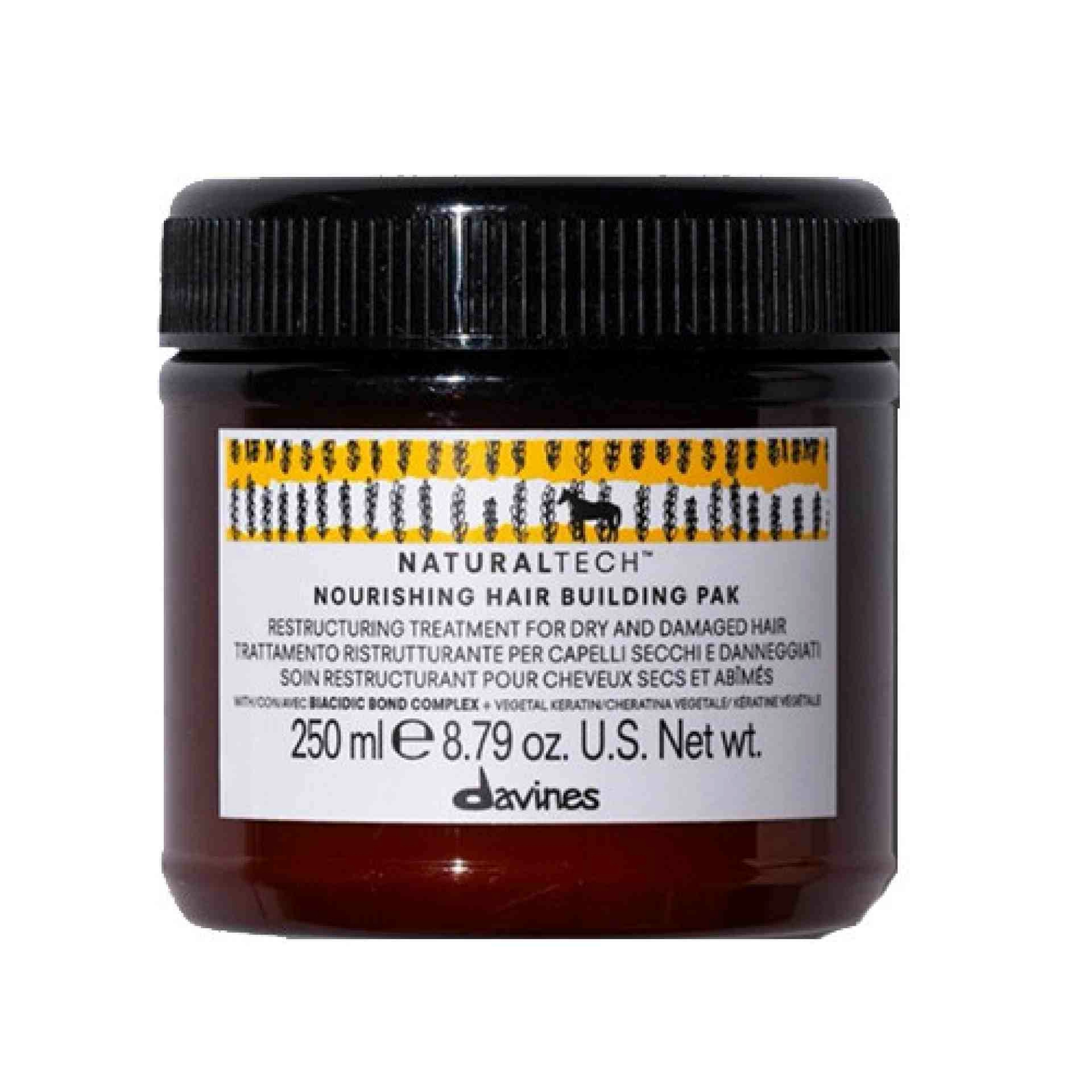 NOURISHING HAIR BUILDING PAK | Mascarilla cabellos secos y dañados - Naturaltech - Davines ®