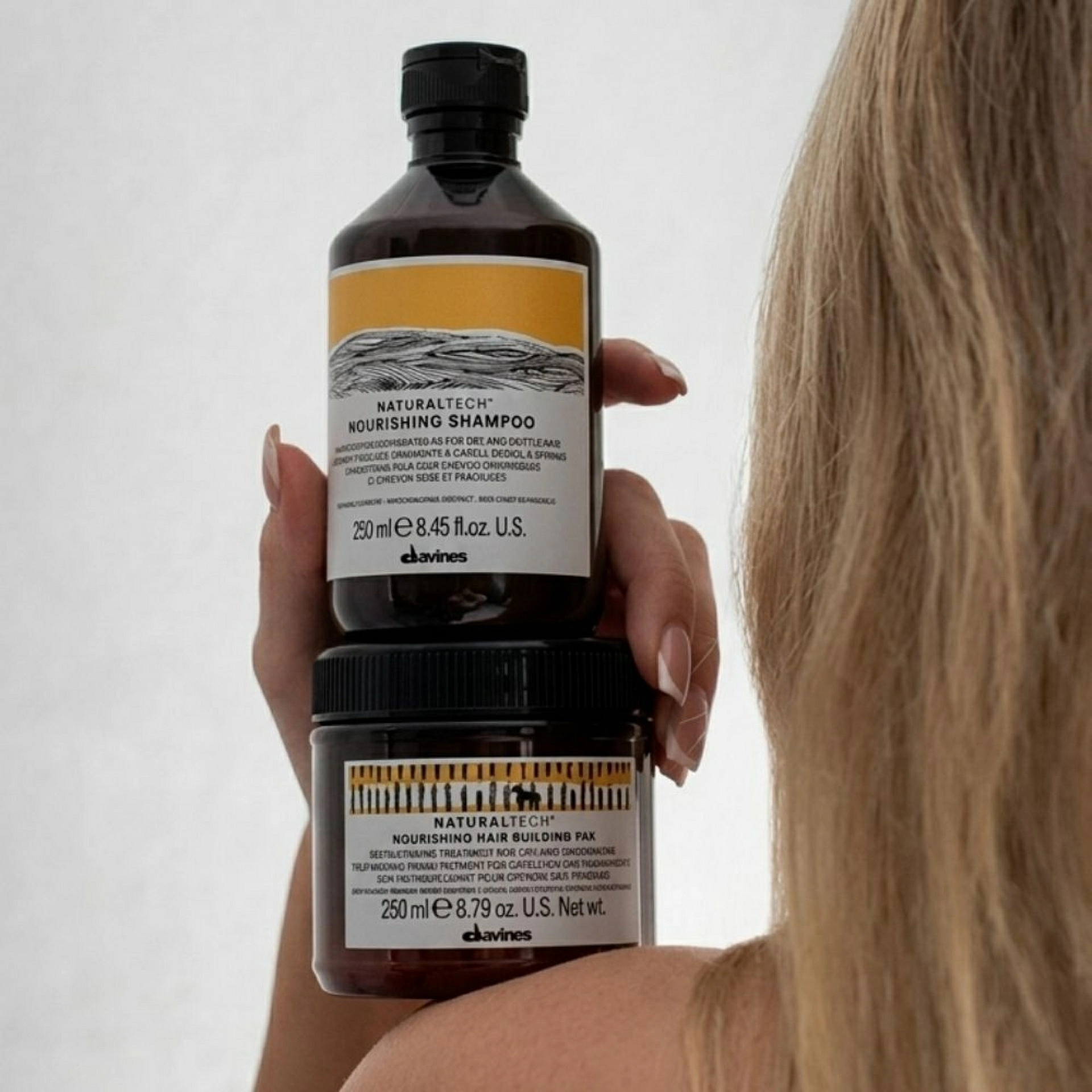 NOURISHING HAIR BUILDING PAK | Mascarilla cabellos secos y dañados - Naturaltech - Davines ®