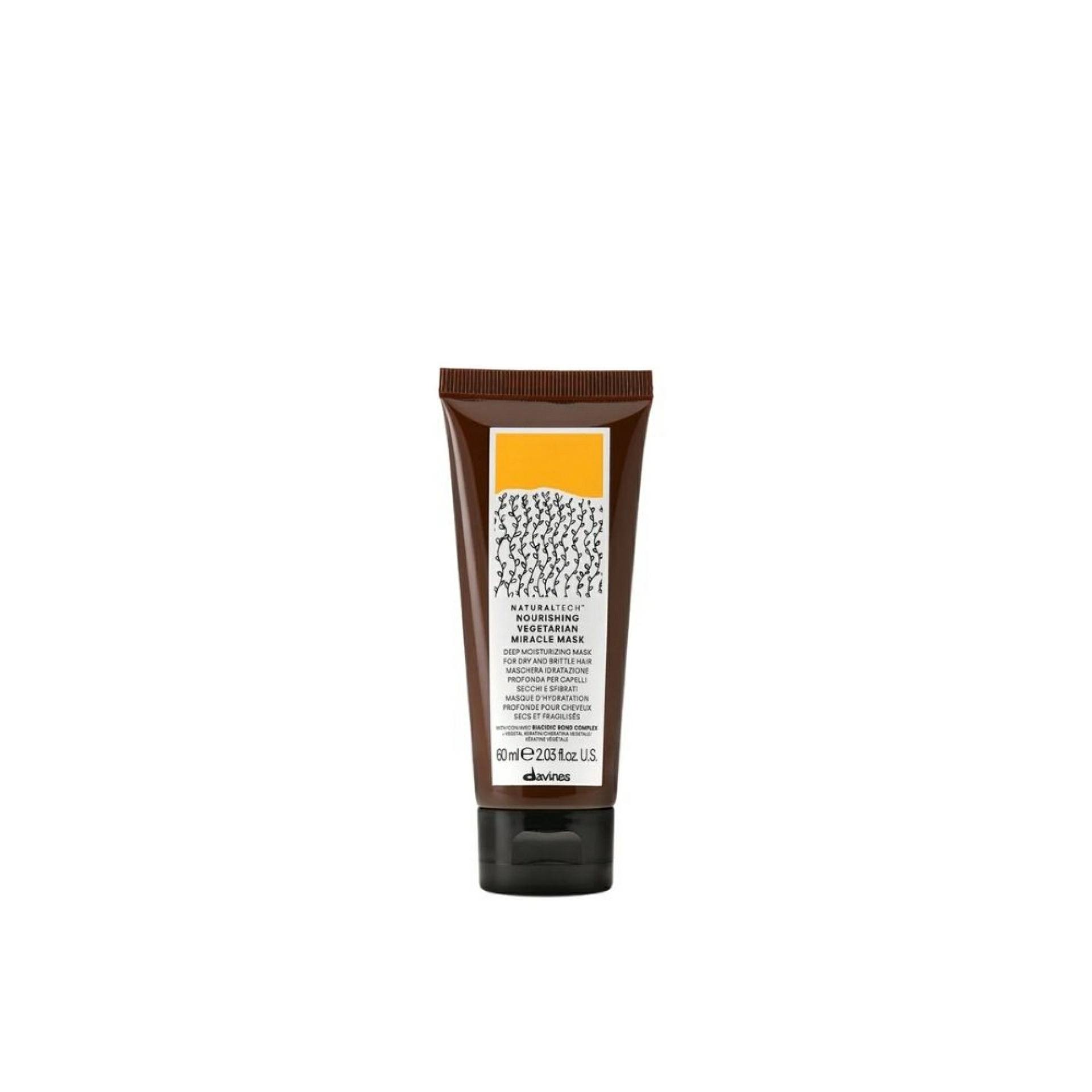 NOURISHING VEGETARIAN MIRACLE MASK | Mascarilla cabellos secos y dañados - Naturaltech - Davines ®