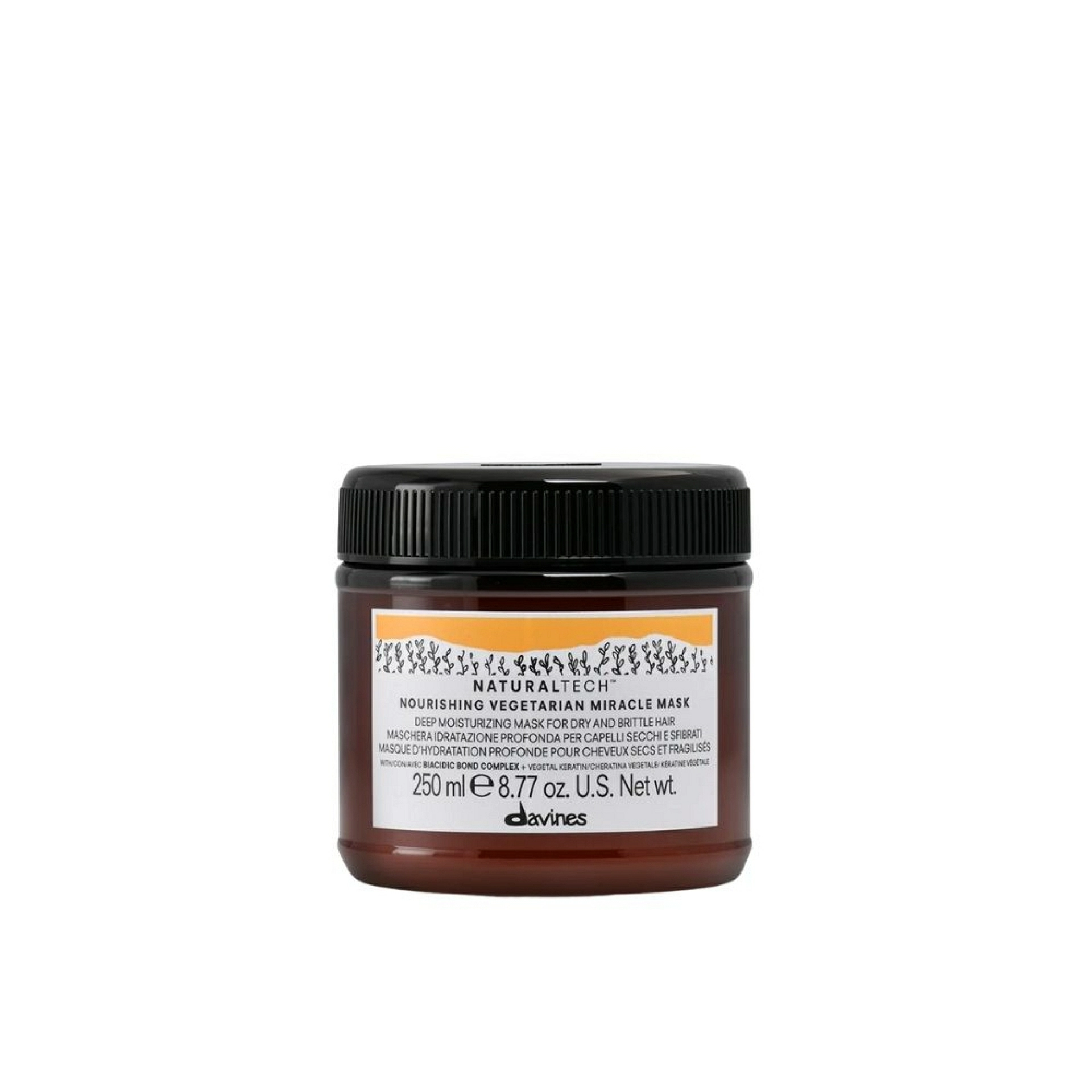 NOURISHING VEGETARIAN MIRACLE MASK | Mascarilla cabellos secos y dañados - Naturaltech - Davines ®