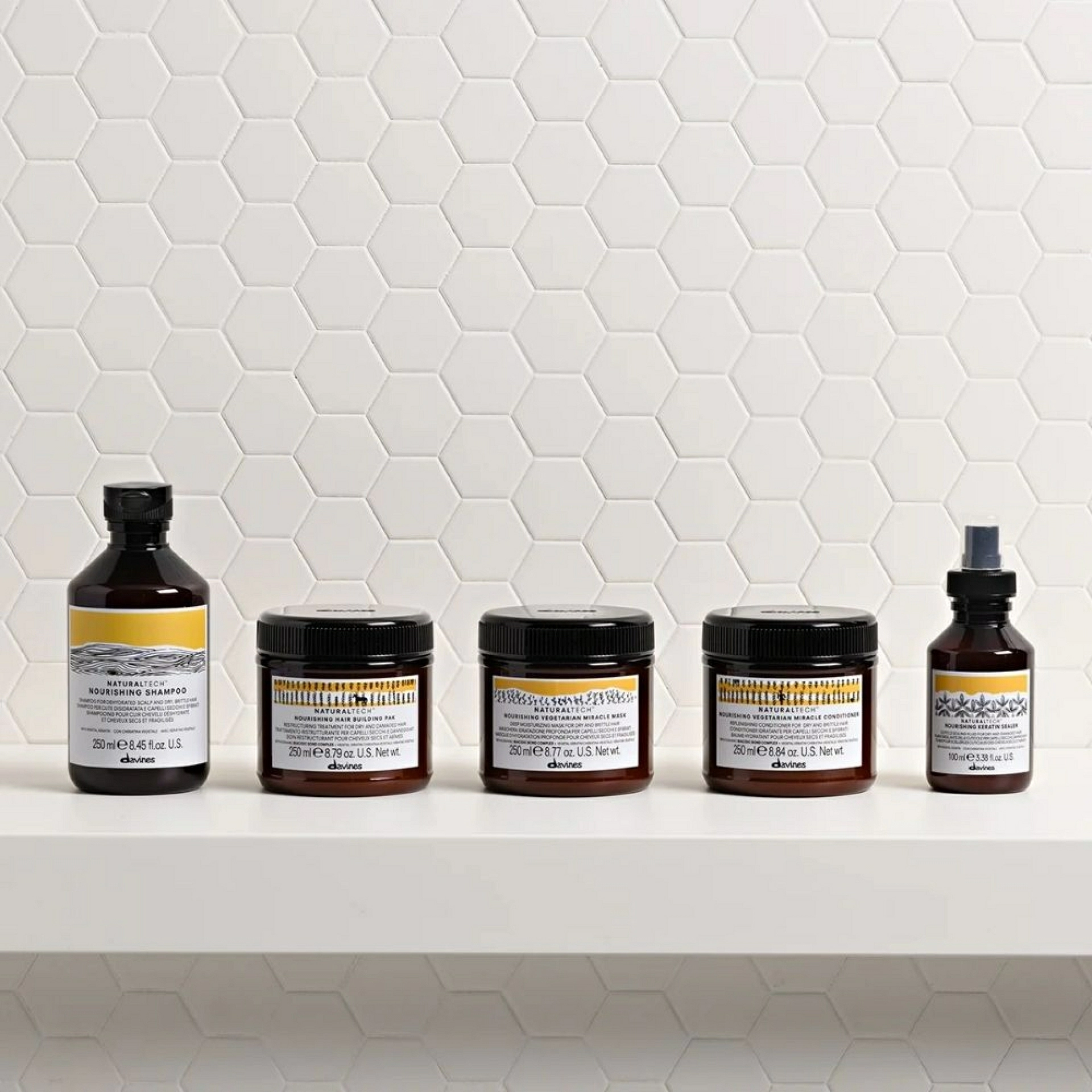 NOURISHING VEGETARIAN MIRACLE MASK | Mascarilla cabellos secos y dañados - Naturaltech - Davines ®