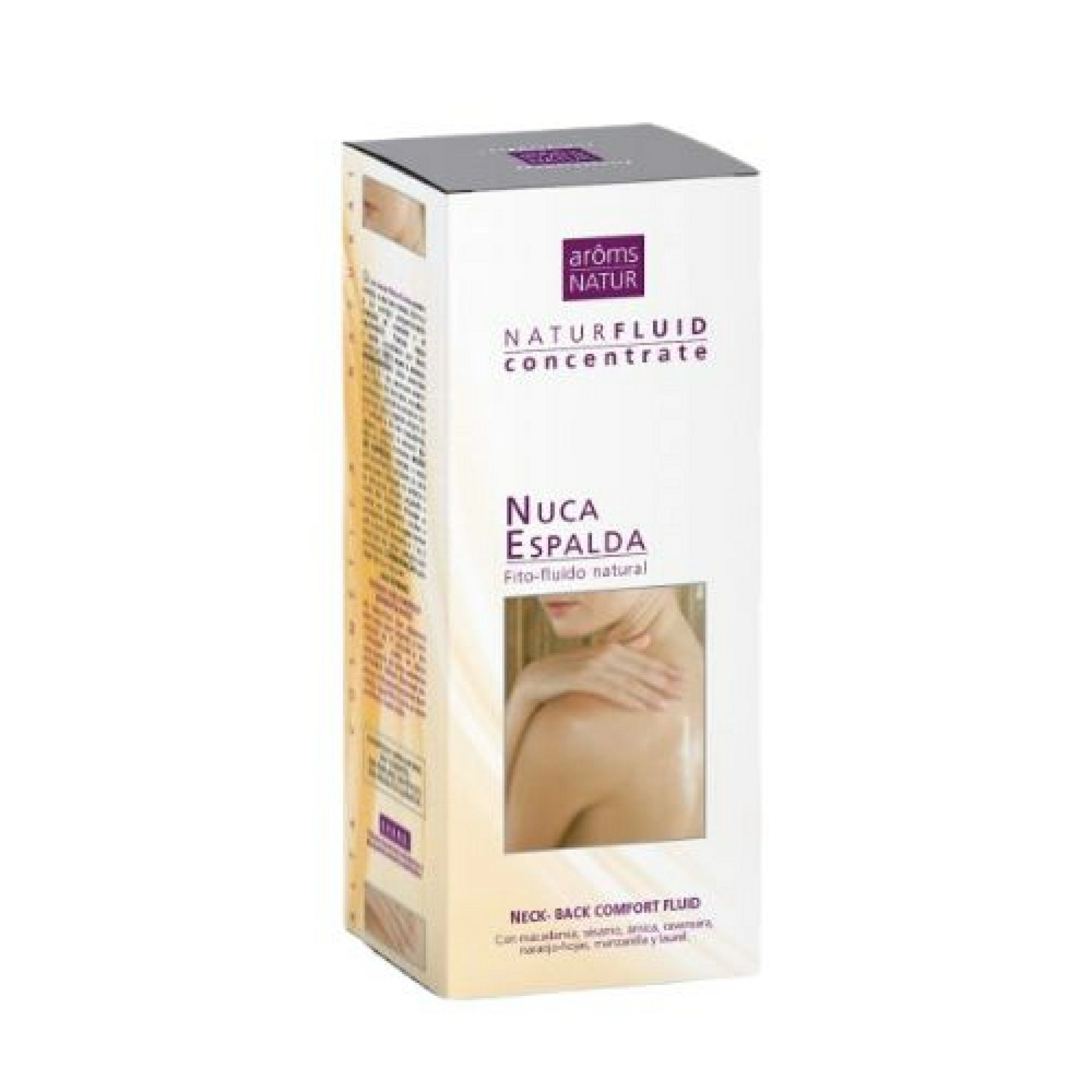 Nuca-Espalda | Aceite corporal descontracturante 100ml - Naturfluid Concentrate - Arôms Natur ®