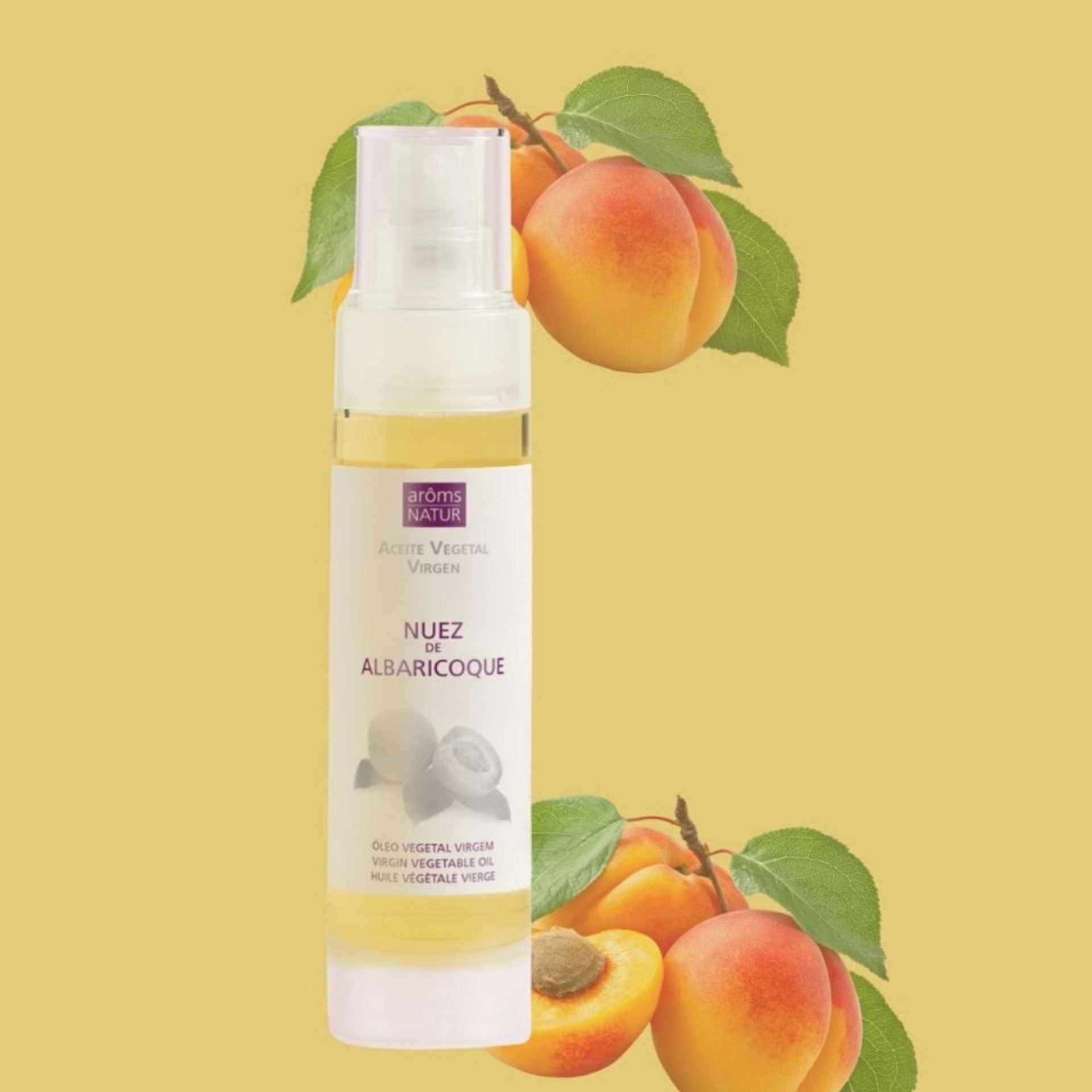 Nuez de Albaricoque | Aceite vegetal iluminador 100ml - Arôms Natur ®