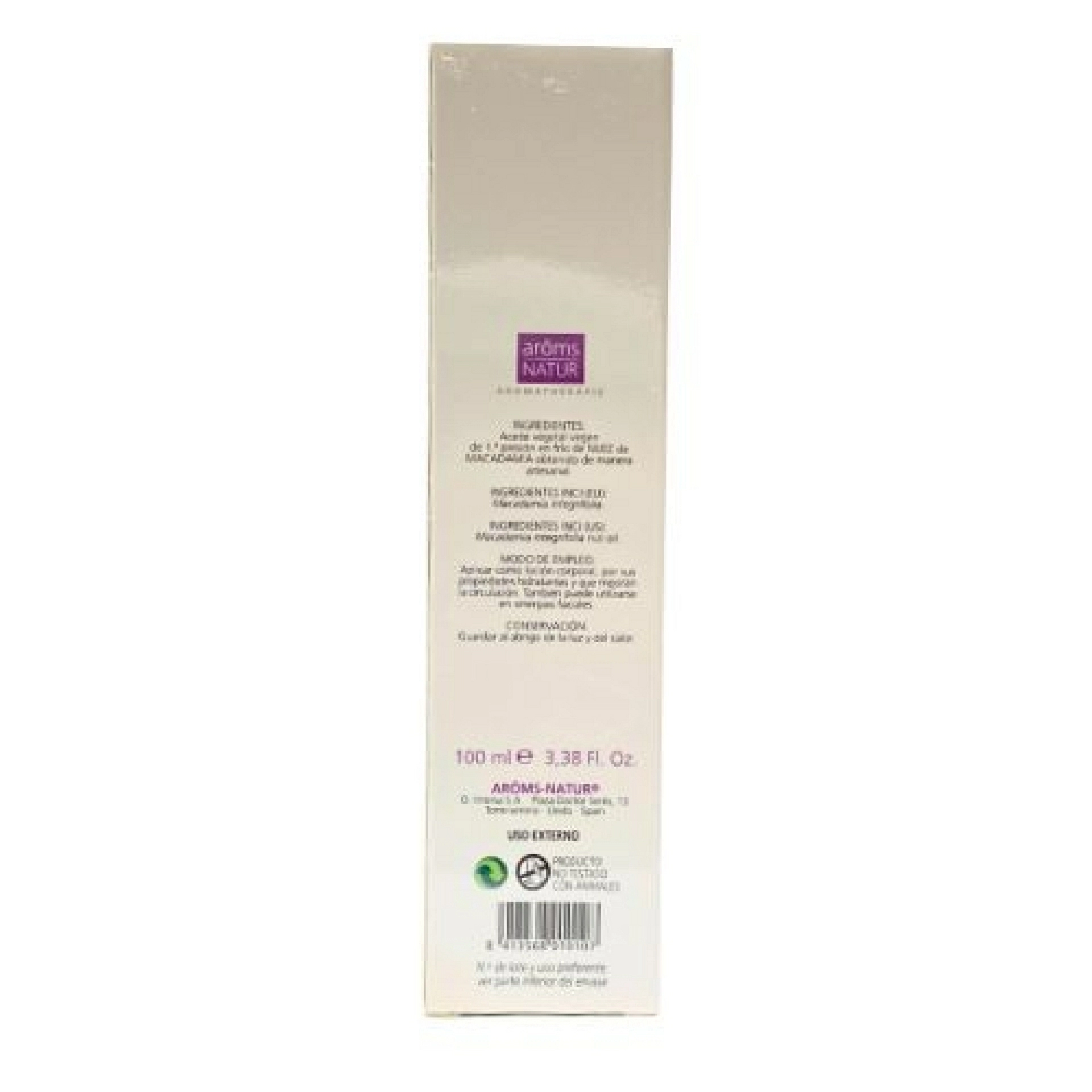 Nuez de Macadamia | Aceite vegetal antiinflamatorio 100ml - Arôms Natur ®