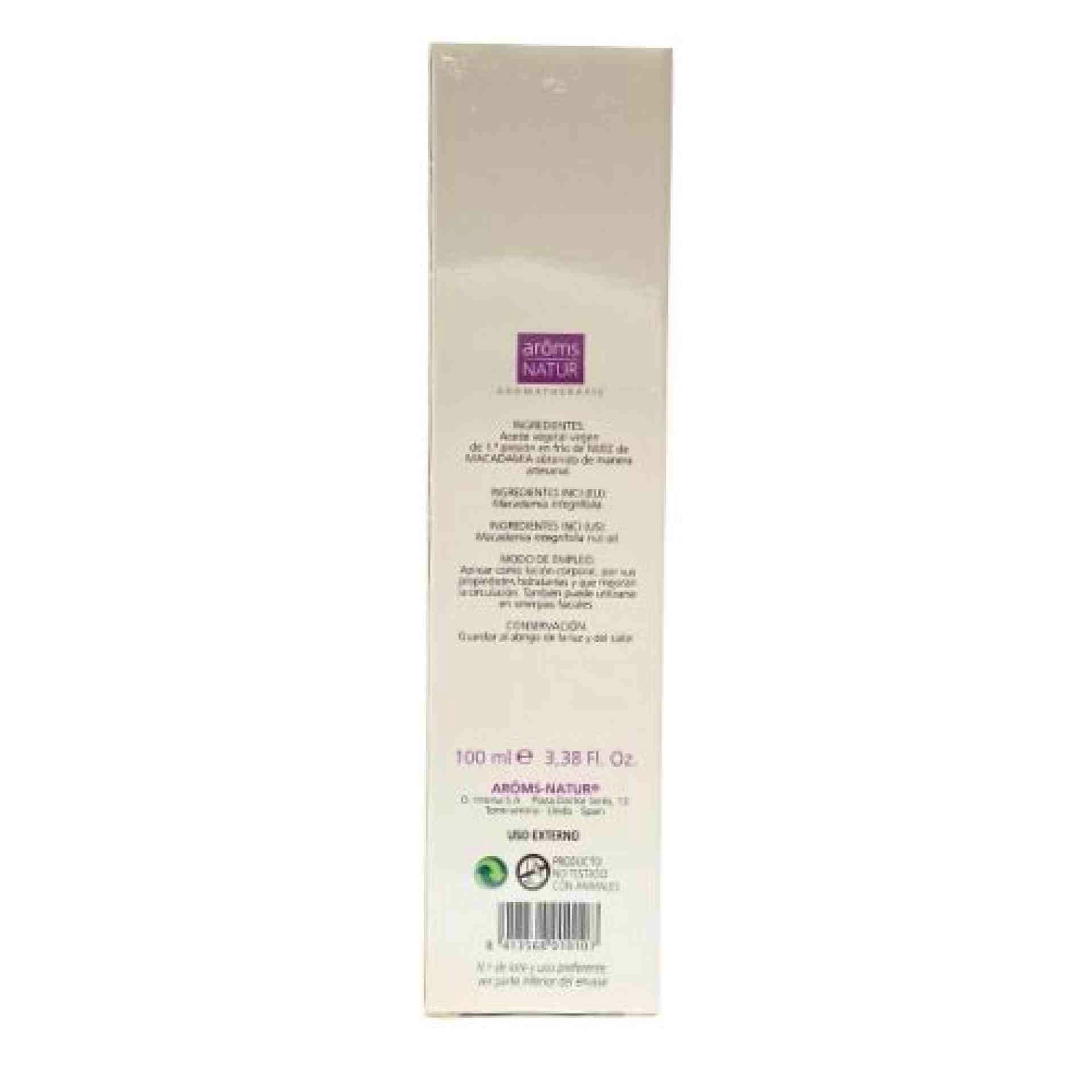 Nuez de Macadamia | Aceite vegetal antiinflamatorio 100ml - Arôms Natur ®
