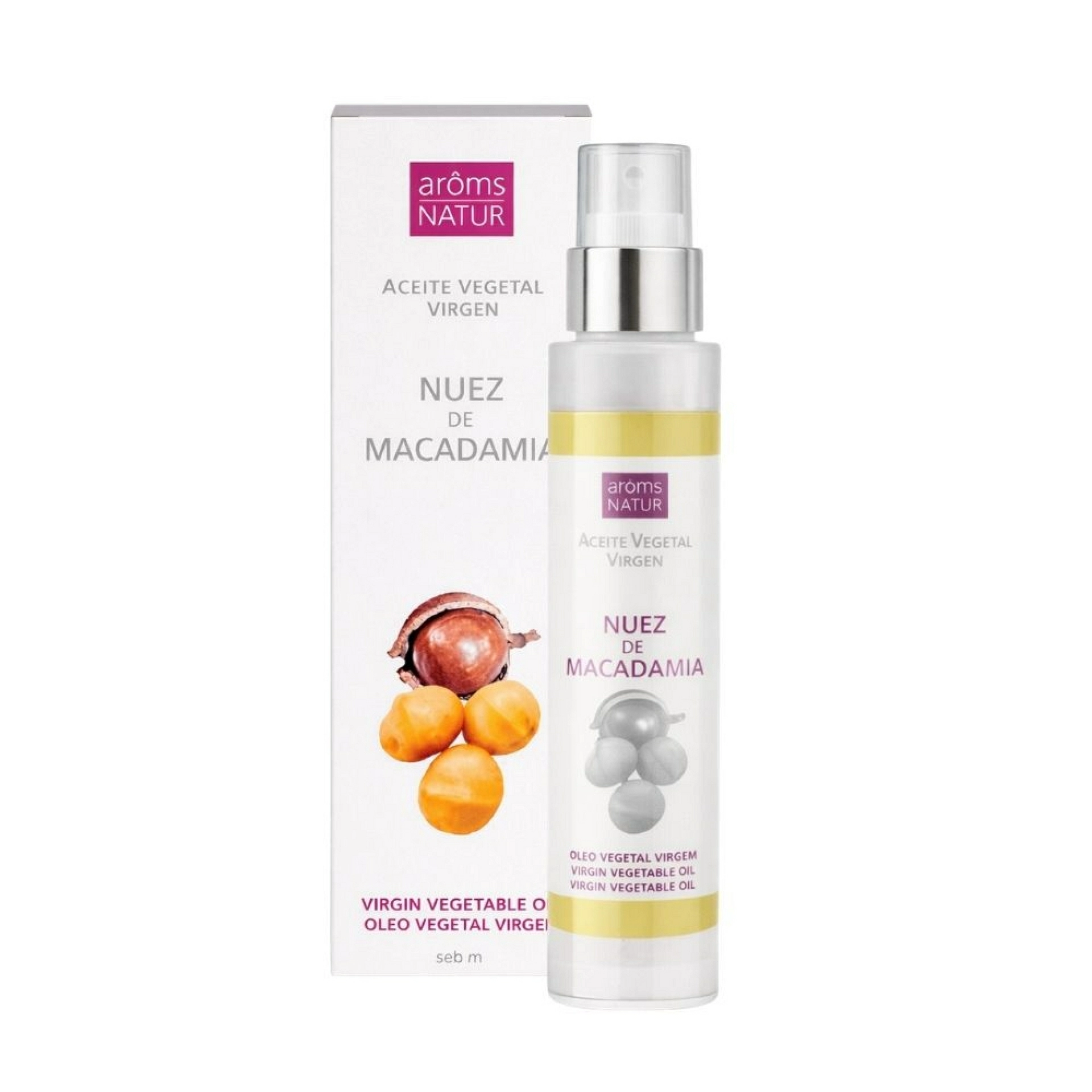 Nuez de Macadamia | Aceite vegetal antiinflamatorio 100ml - Arôms Natur ®