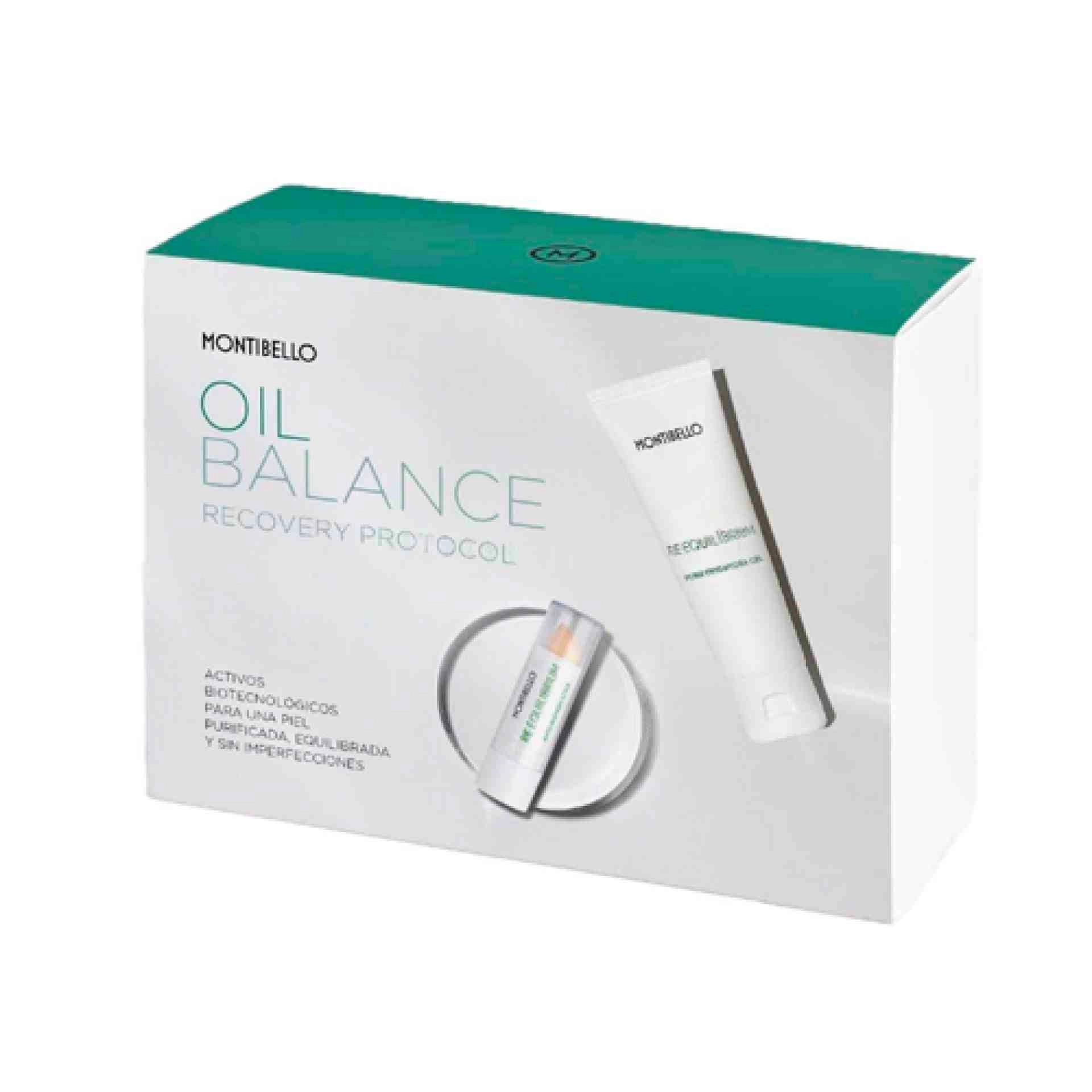 Oil Balance Recovery Protocol | Purifying Hydra Gel 50ml + Anti-Blemish Stick 4g - Re-Equilibrium - Montibello ®