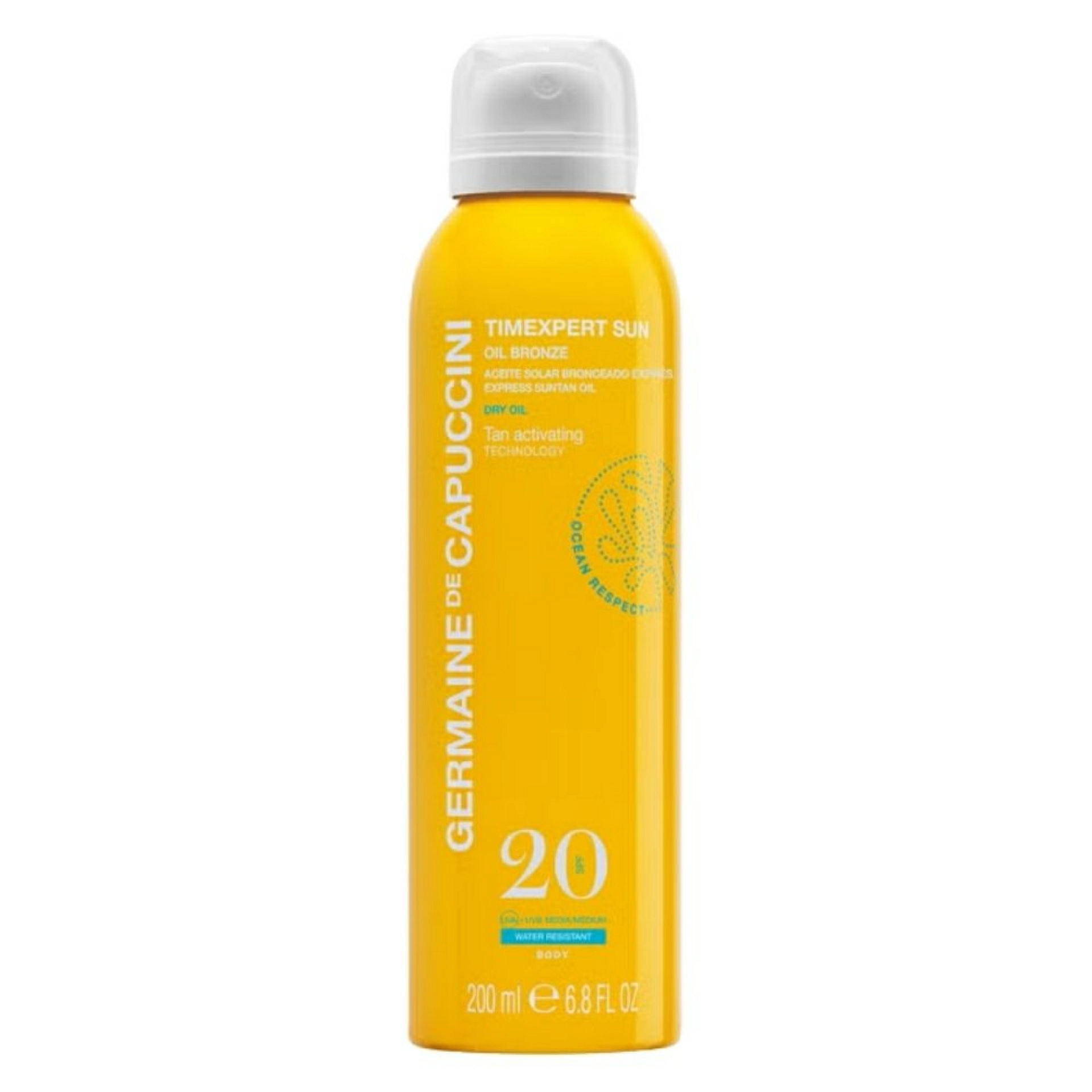 Oil Bronze SPF 20 Dry Oil | Aceite bronceador 200 ml - Timexpert Sun - Germaine de Capuccini ®