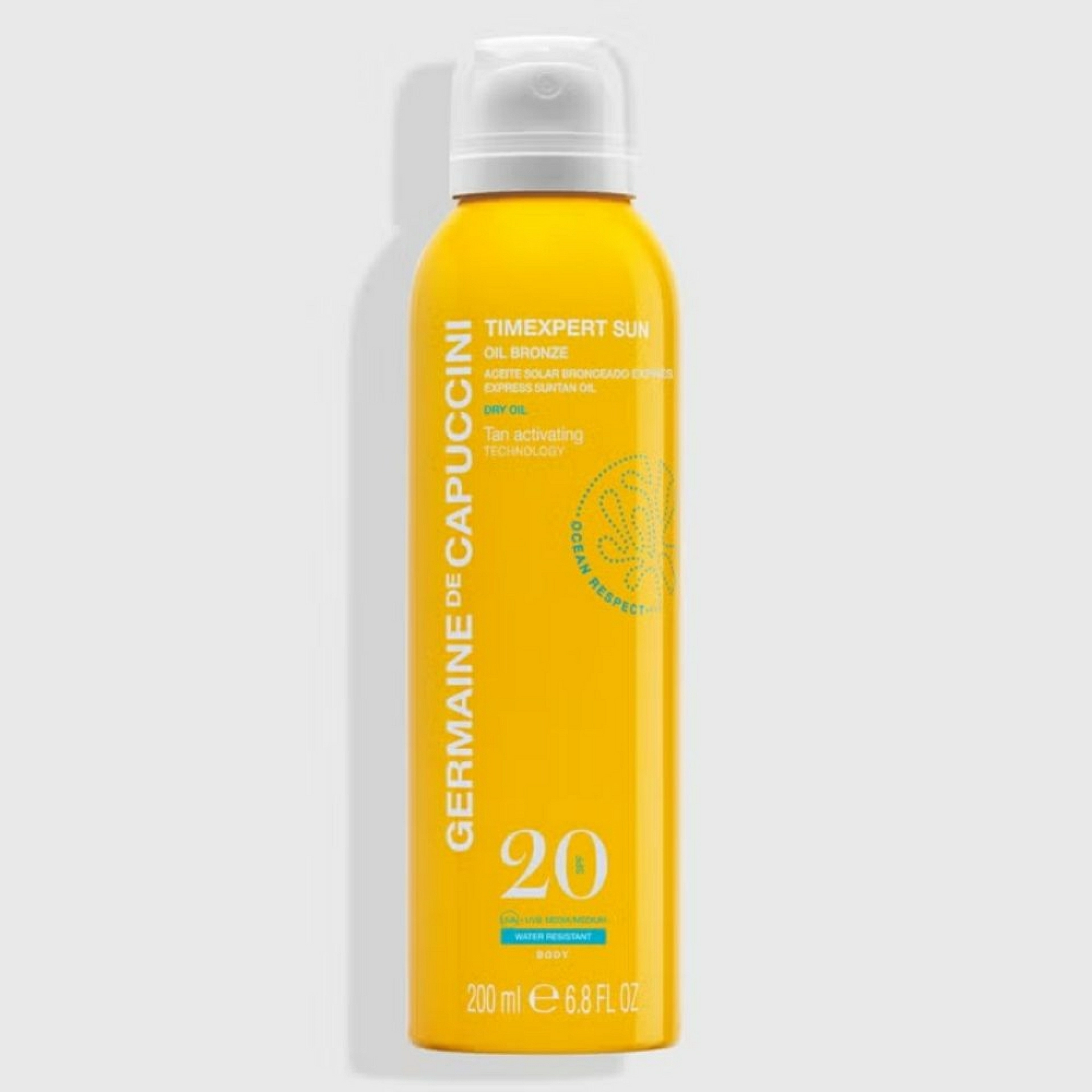 Oil Bronze SPF 20 Dry Oil | Aceite bronceador 200 ml - Timexpert Sun - Germaine de Capuccini ®