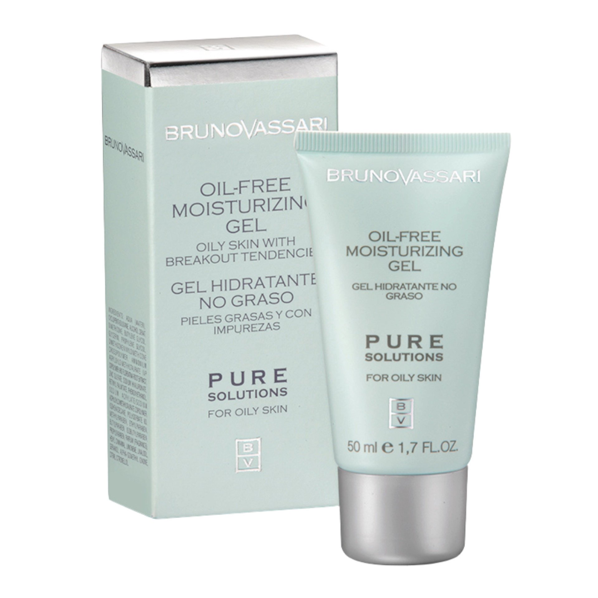 Oil-Free Moisturizing Gel | Hidratante no graso 50ml - Pure Solutions - Bruno Vassari ®