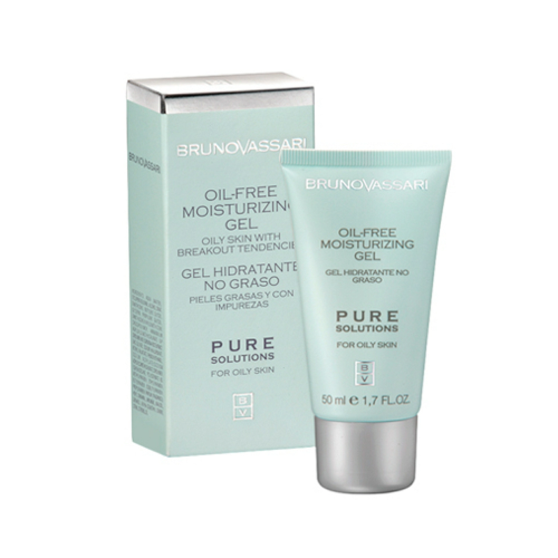 Oil-Free Moisturizing Gel | Hidratante no graso 50ml - Pure Solutions - Bruno Vassari ®
