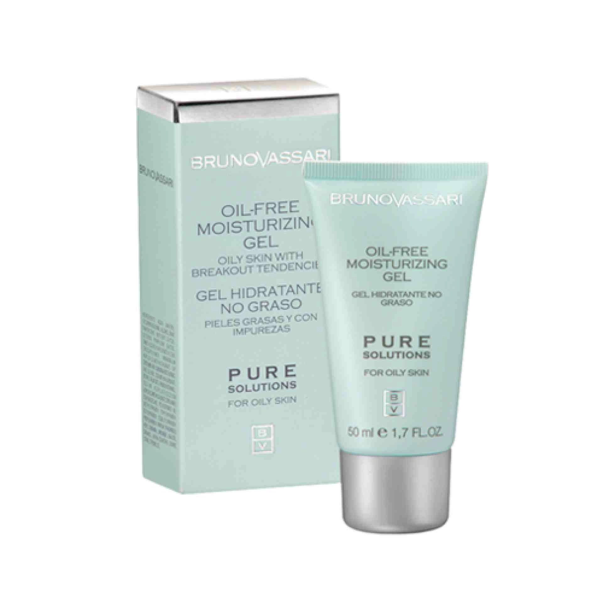 Oil-Free Moisturizing Gel | Hidratante no graso 50ml - Pure Solutions - Bruno Vassari ®