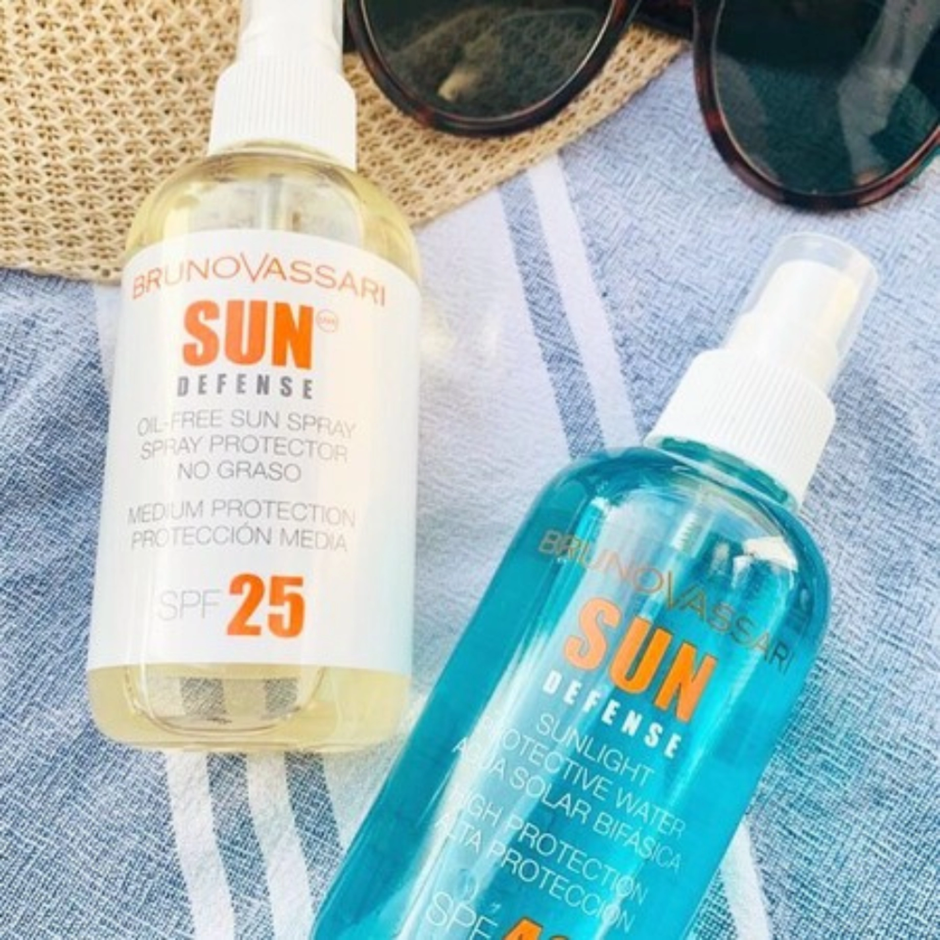 Oil-free Sun Spray SPF25 | Spray protector 200ml - Sun Defense - Bruno Vassari ®