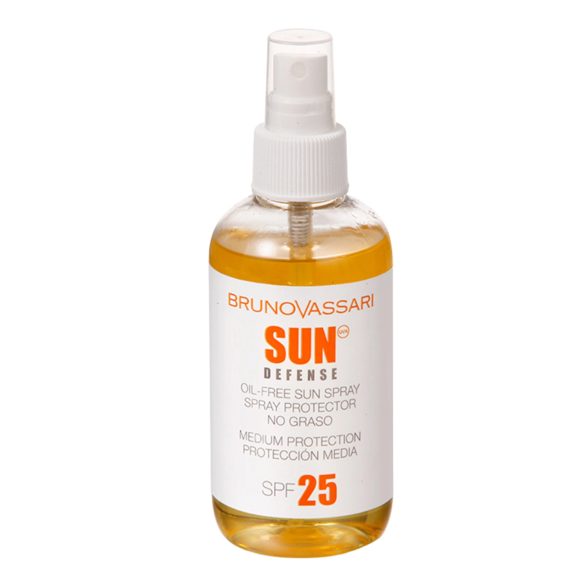 Oil-free Sun Spray SPF25 | Spray protector 200ml - Sun Defense - Bruno Vassari ®