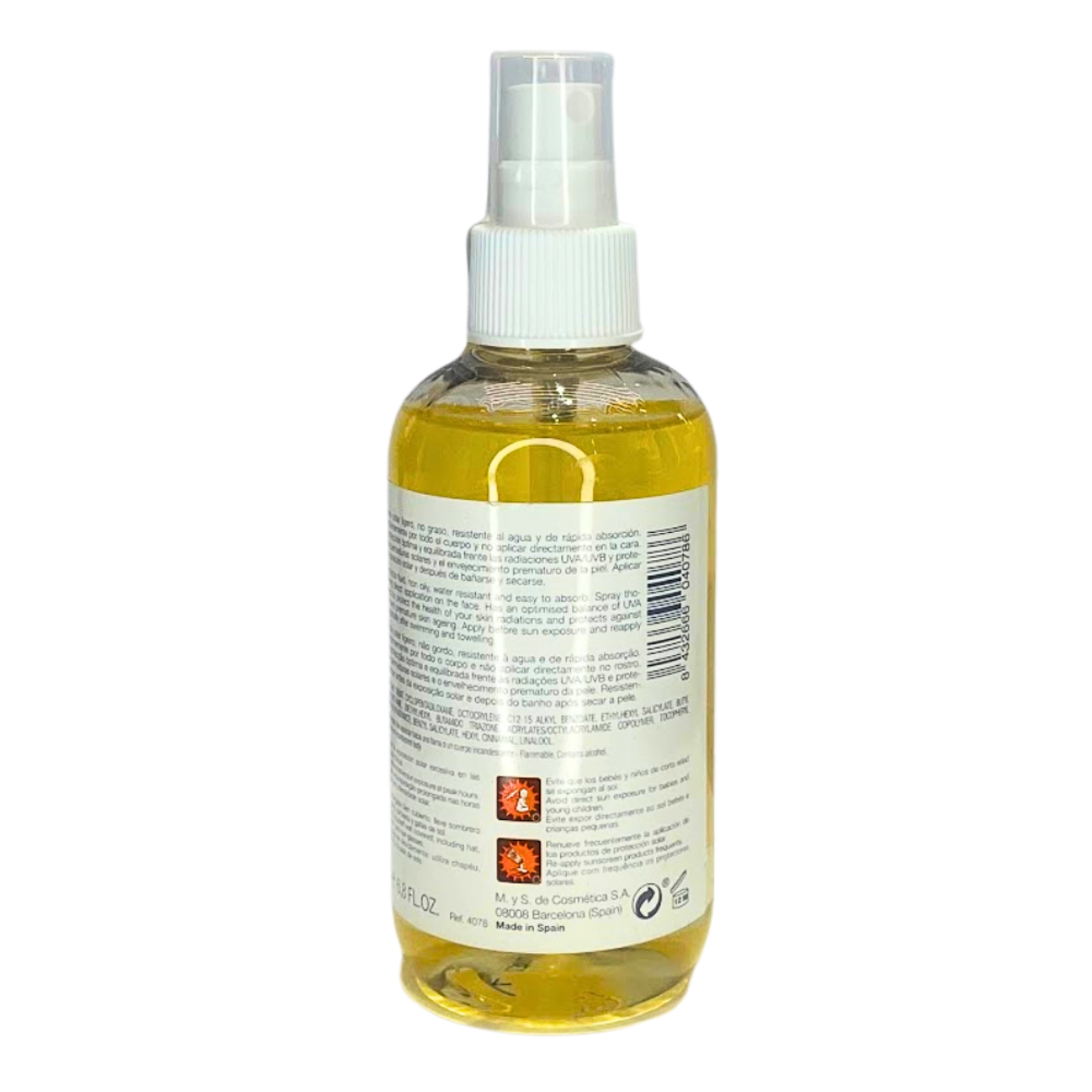 Oil-free Sun Spray SPF25 | Spray protector 200ml - Sun Defense - Bruno Vassari ®