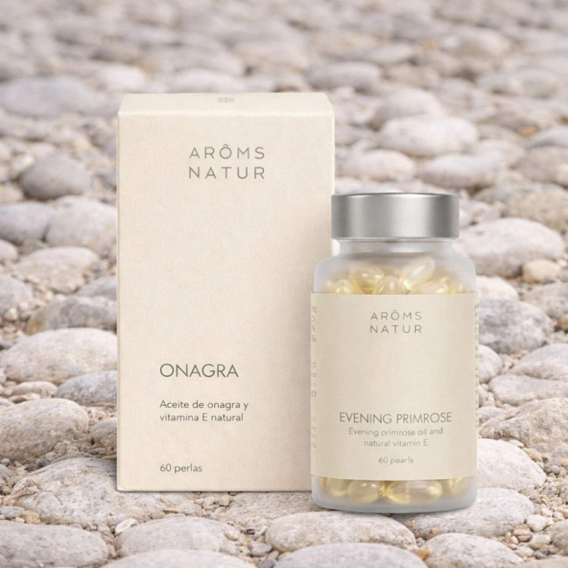 Onagra 60 Perlas | Complemento Hidratante - Nutricosméticos - Arôms Natur ®