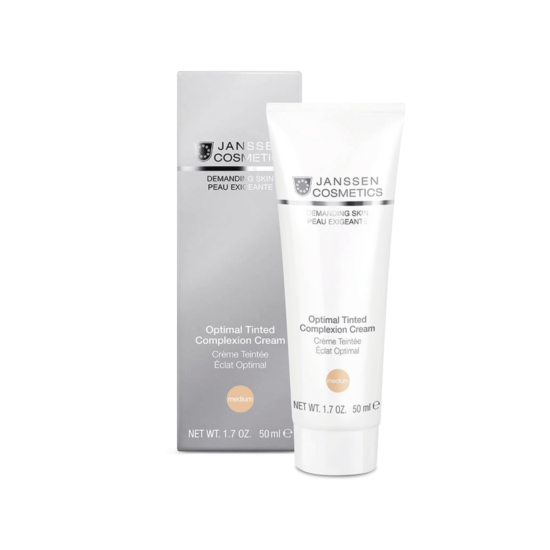 Optimal Tinted Complexion Cream | Crema Facial con Color 50 ml - Piel Exigente - Janssen Cosmetics ®
