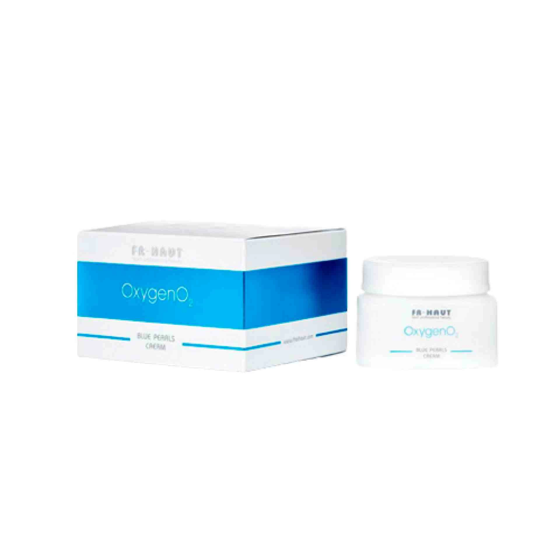 Oxygen 02 Blue Pearls Cream | Crema Piel Sensible 50ml - O2 - Freihaut ®