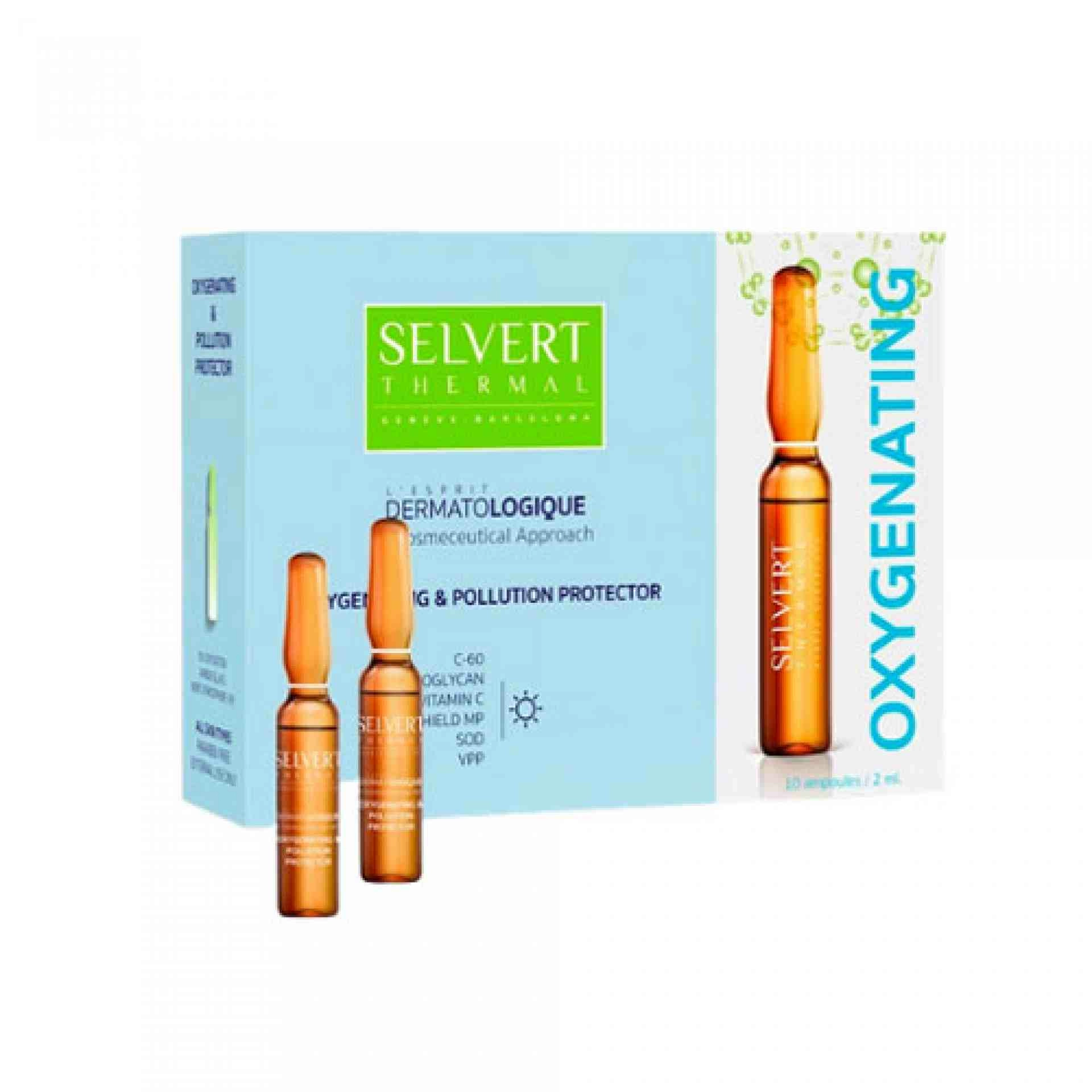 Oxygenating & Pollution Protector | Ampollas 10x2ml - L´Esprit Dermatologique - Selvert Thermal ®