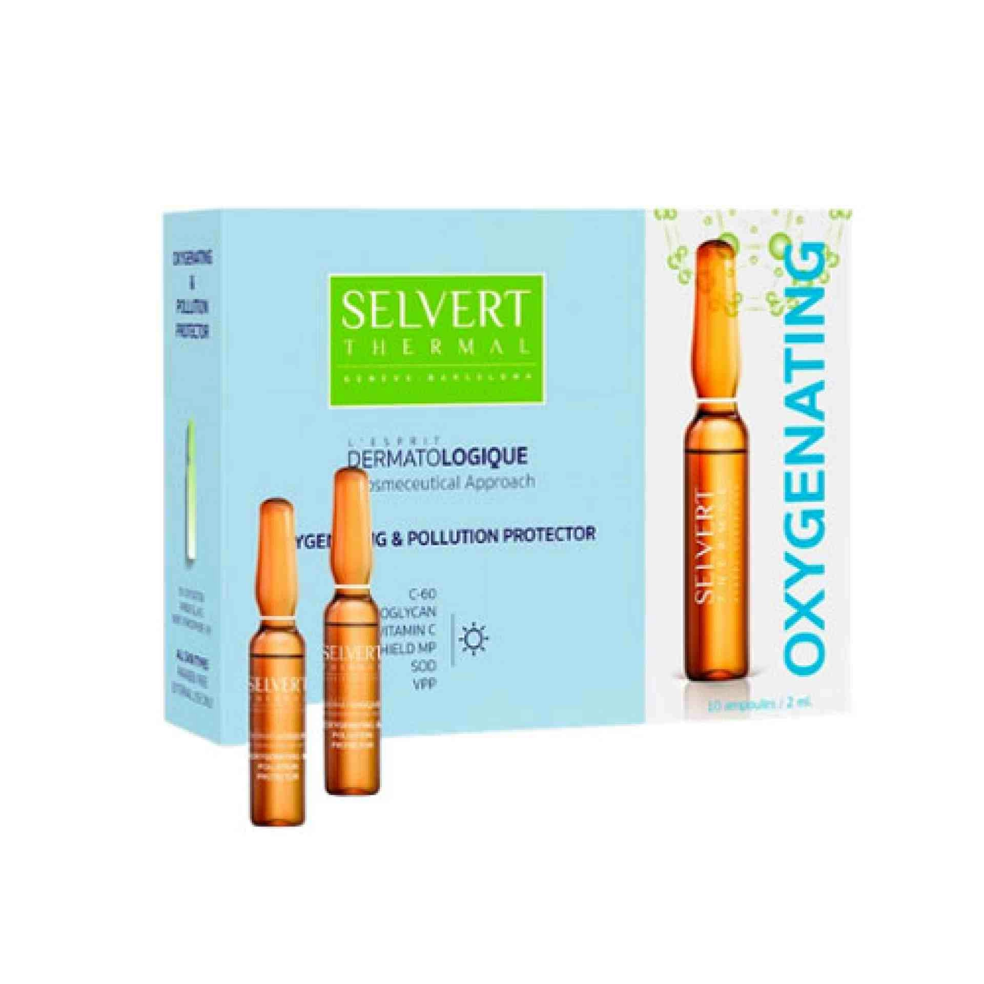 Oxygenating & Pollution Protector | Ampollas 10x2ml - L´Esprit Dermatologique - Selvert Thermal ®