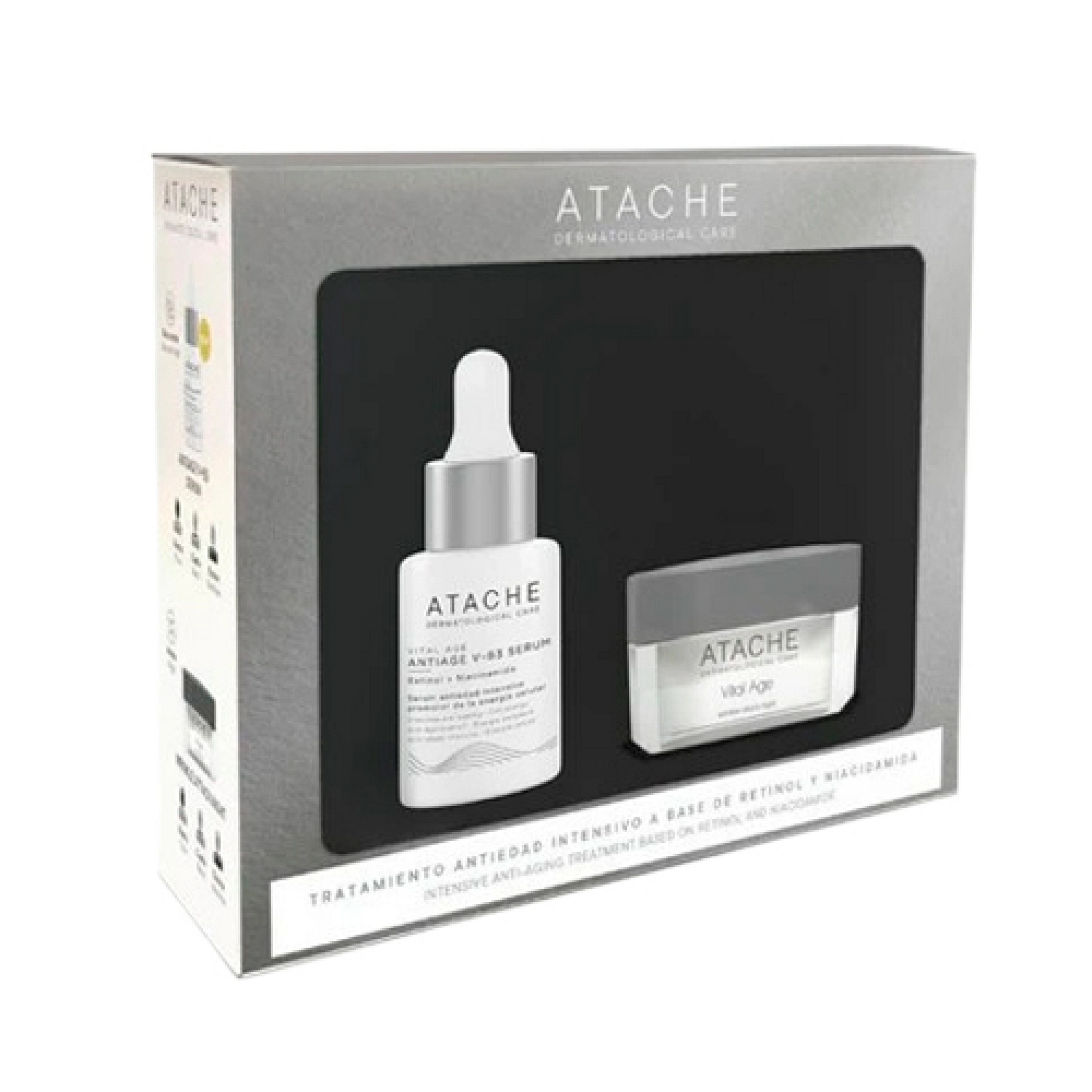 Pack Antiage V-B3 Serum 30ml + Wrinkle Attack Night 50ml - Vital Age - Atache ®