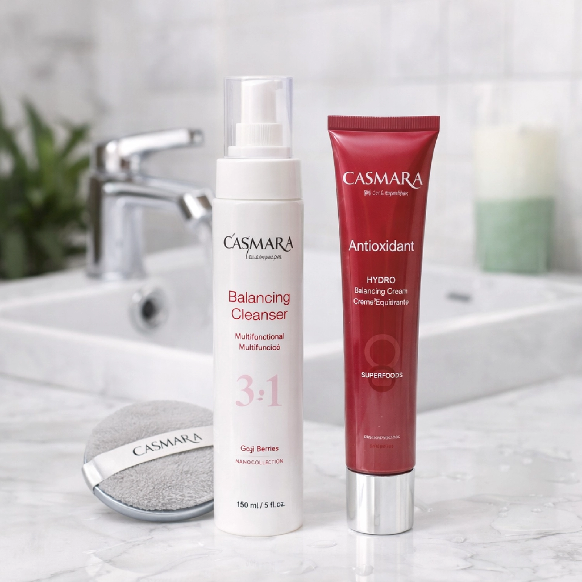 Pack Antioxidante con Crema - Antioxidant Set Hydro | Limpiador 150ml + Crema hydro 50ml - Casmara ®