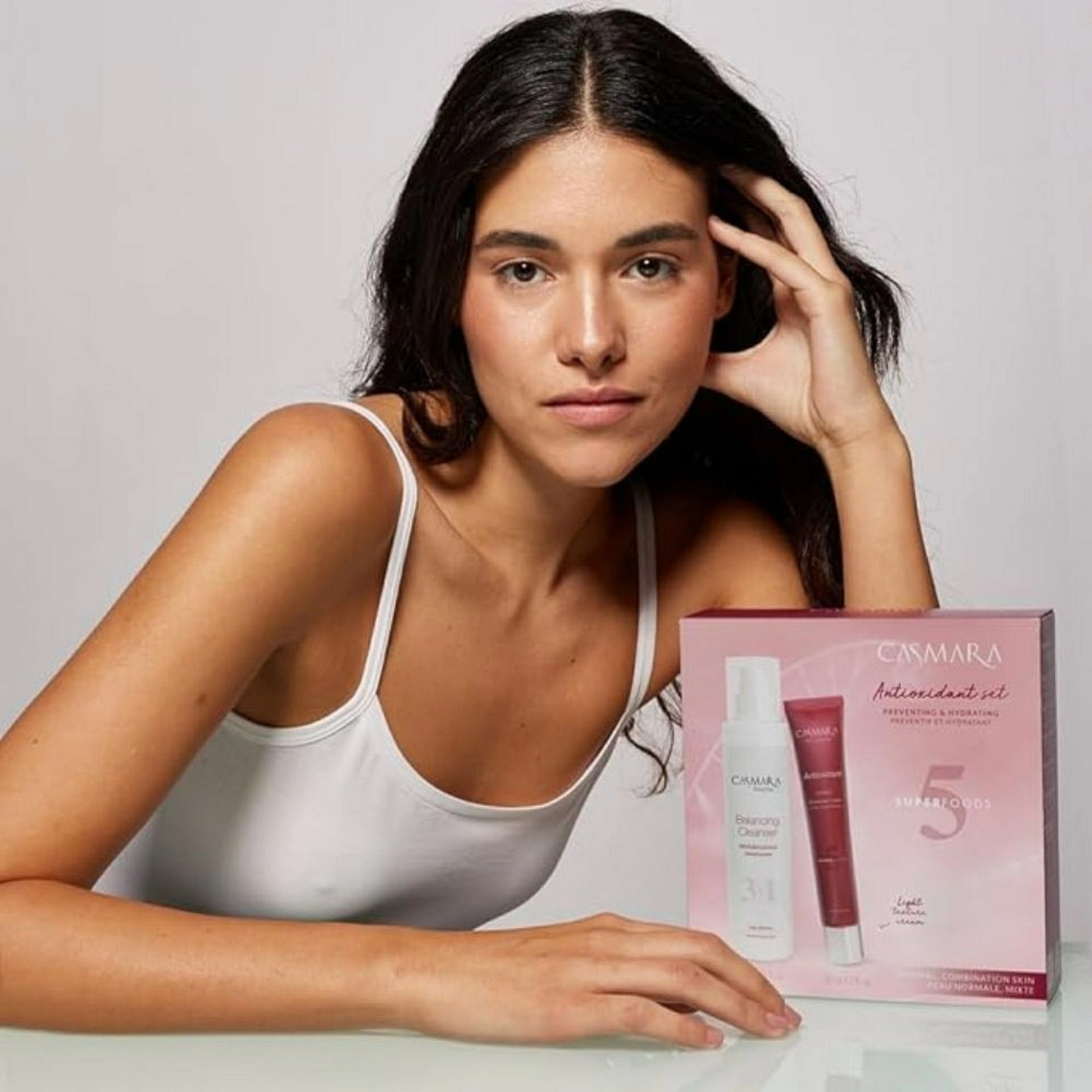 Pack Antioxidante con Crema - Antioxidant Set Hydro | Limpiador 150ml + Crema hydro 50ml - Casmara ®